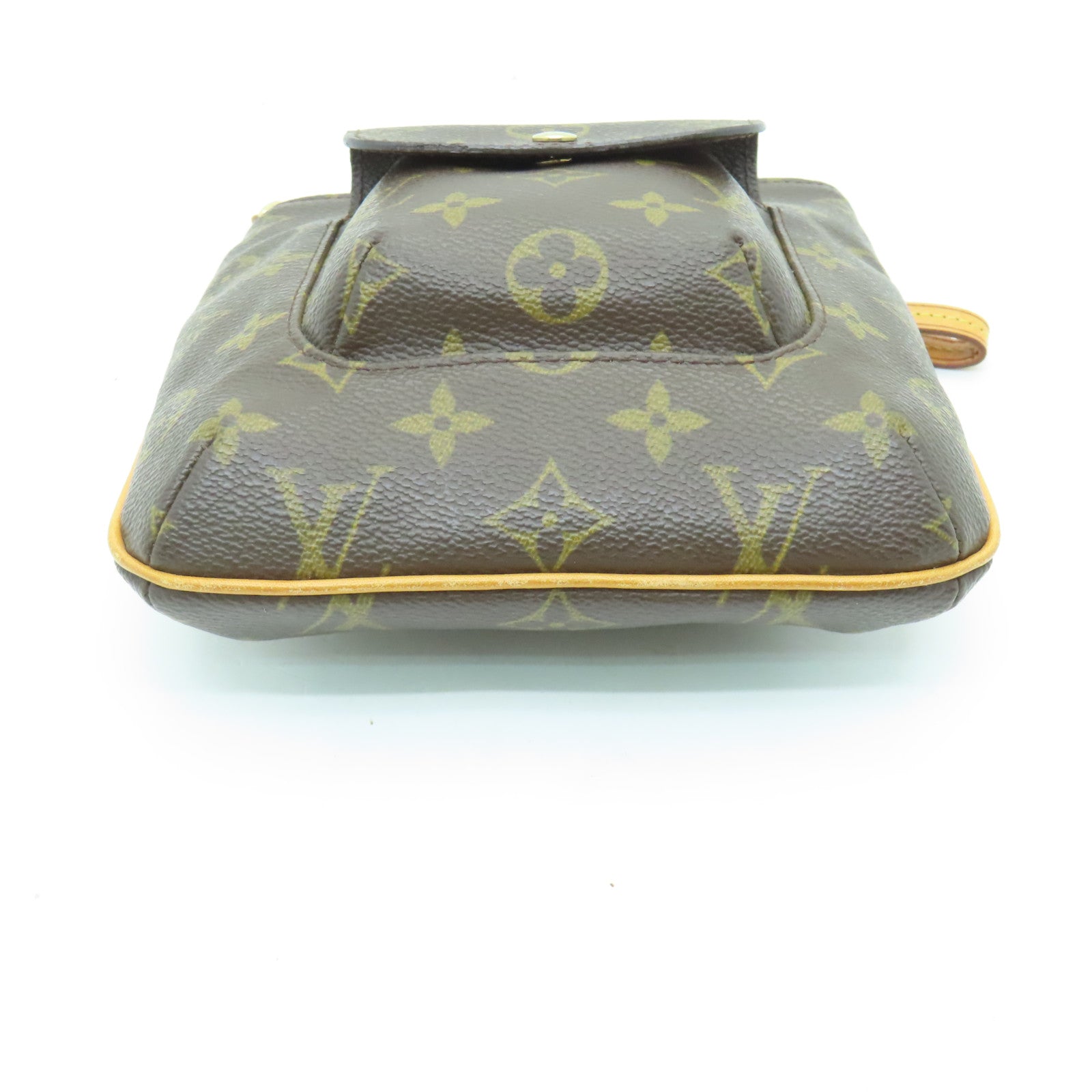 LOUIS VUITTON 【激減優惠】Monogram Partition Clutch Bag金扣手拿包啡色