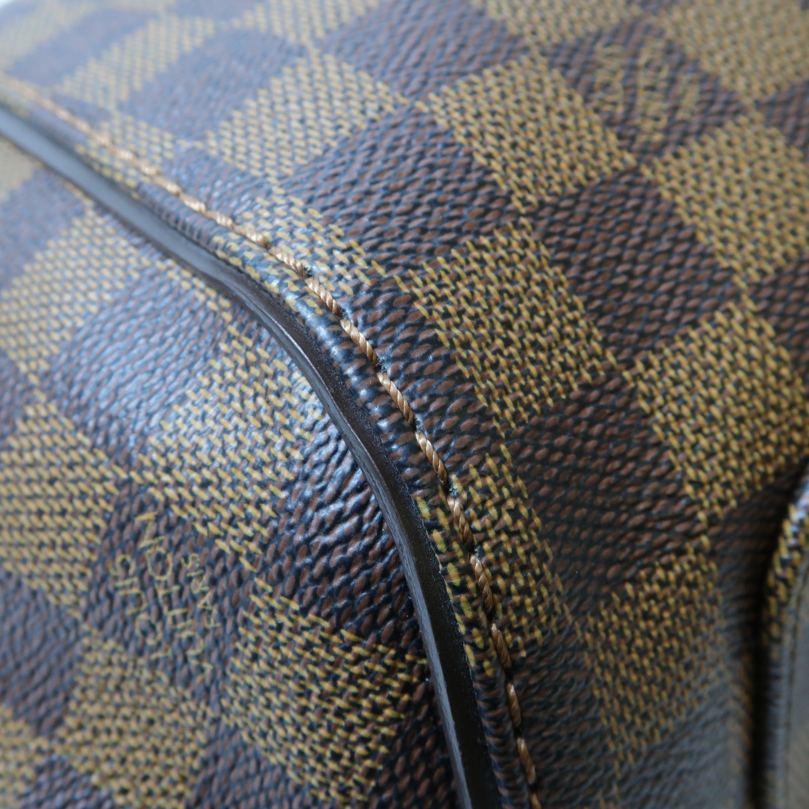 LOUIS VUITTON Damier Marylebone金扣手挽袋啡色