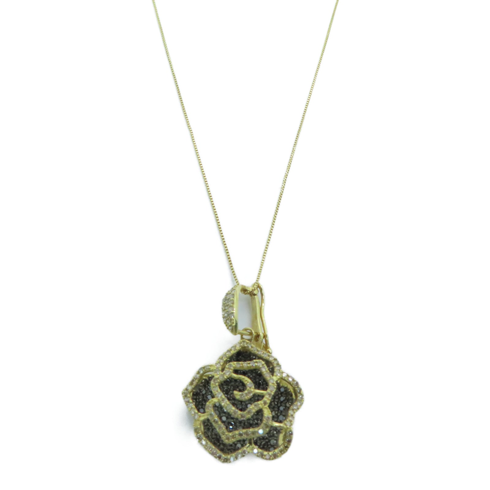 JEWELRY 18K黃金Diamond Necklace 1.01ct鑽石頸錬黃金