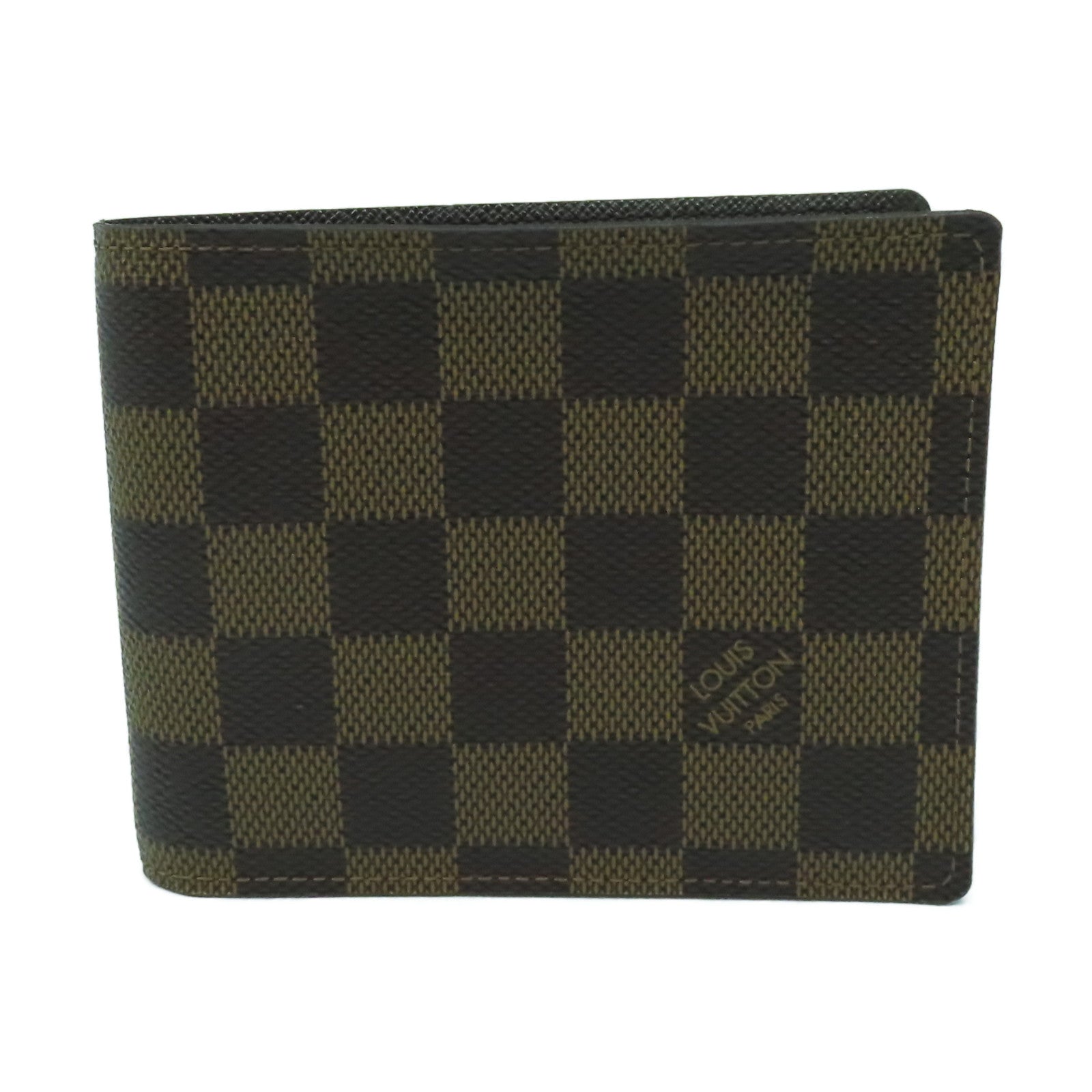 LOUIS VUITTON Damier Fold Wallet錢包啡色