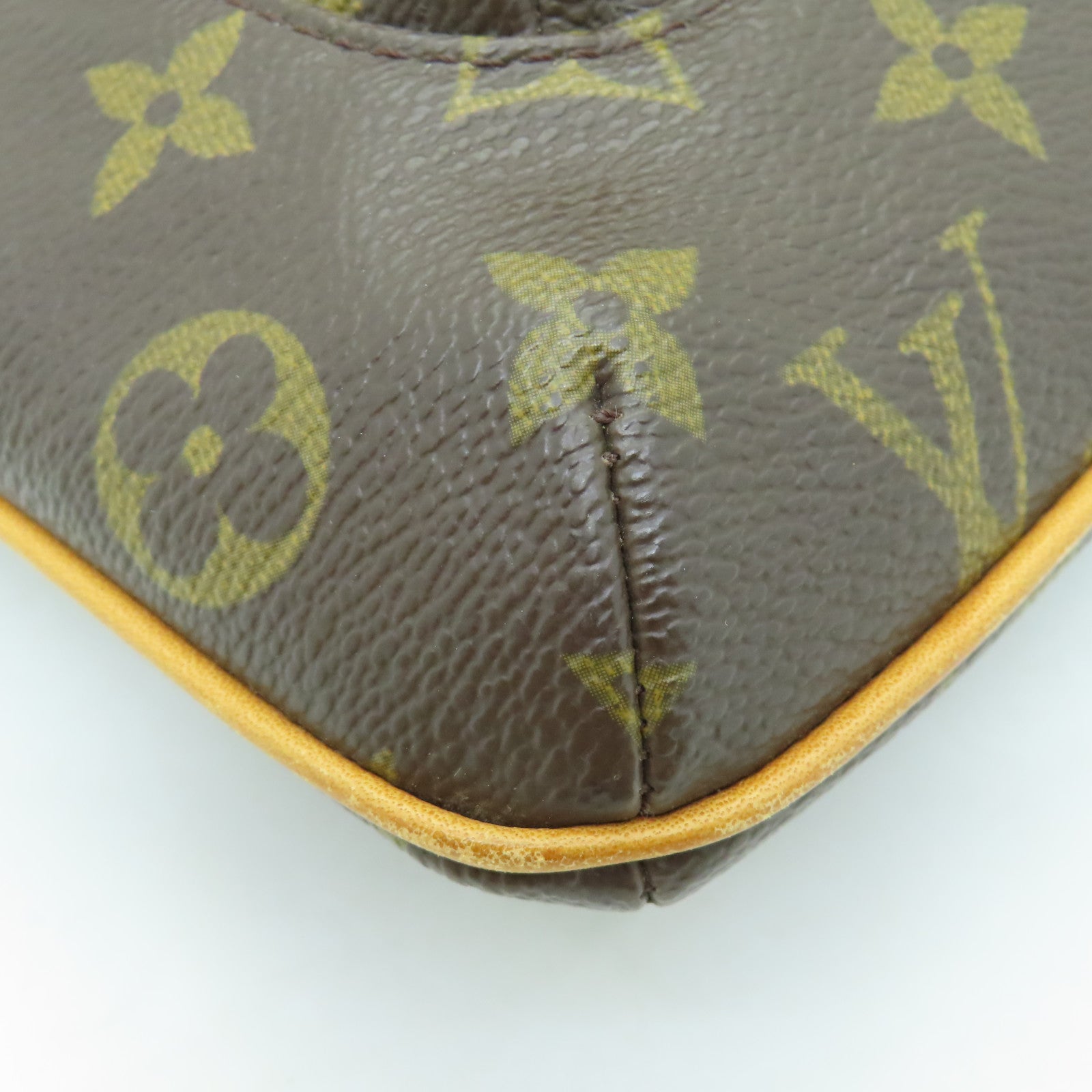 LOUIS VUITTON 【激減優惠】Monogram Partition Clutch Bag金扣手拿包啡色