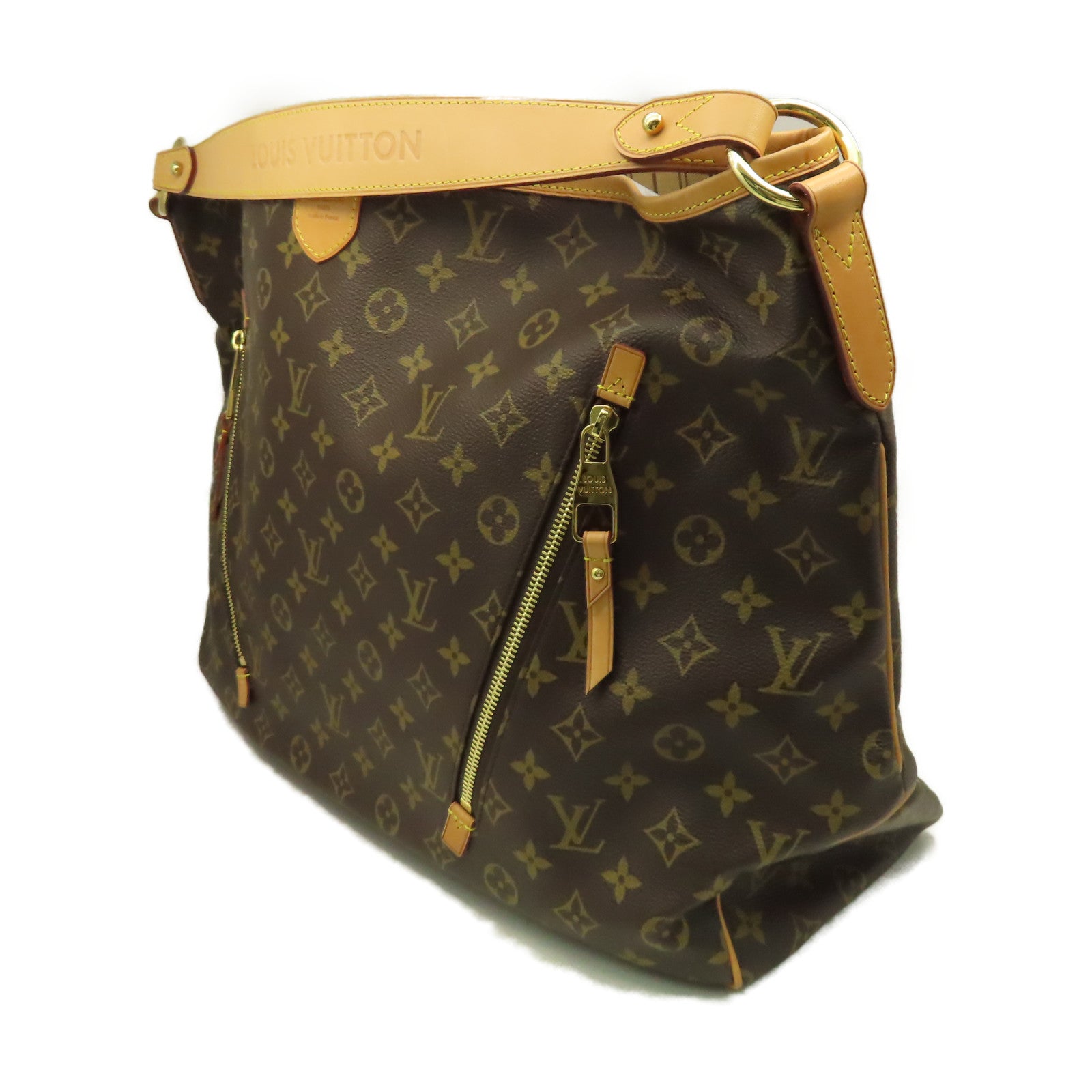 LOUIS VUITTON Monogram Delightful GM手挽袋啡色