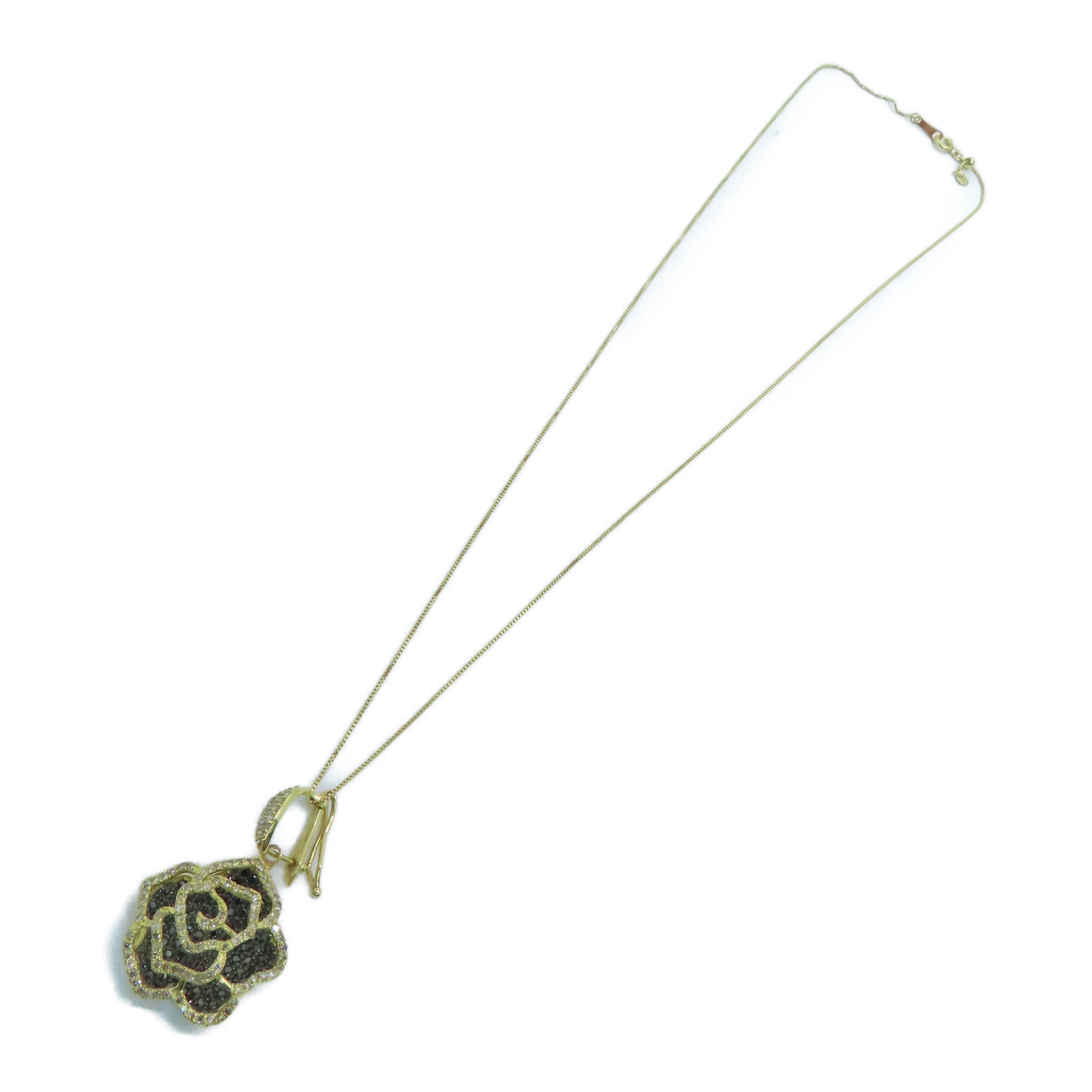 JEWELRY 18K黃金Diamond Necklace 1.01ct鑽石頸錬黃金