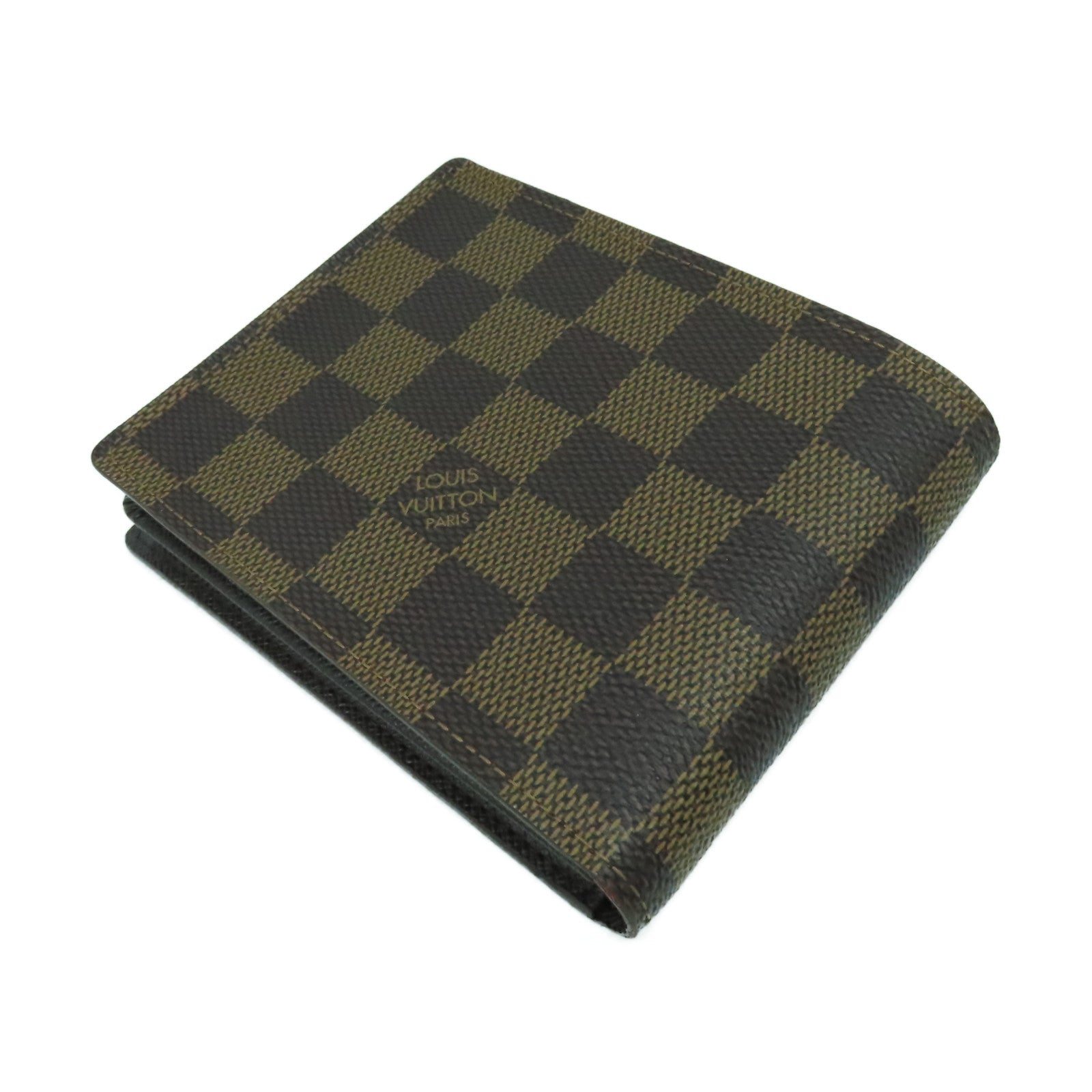 LOUIS VUITTON Damier Fold Wallet錢包啡色