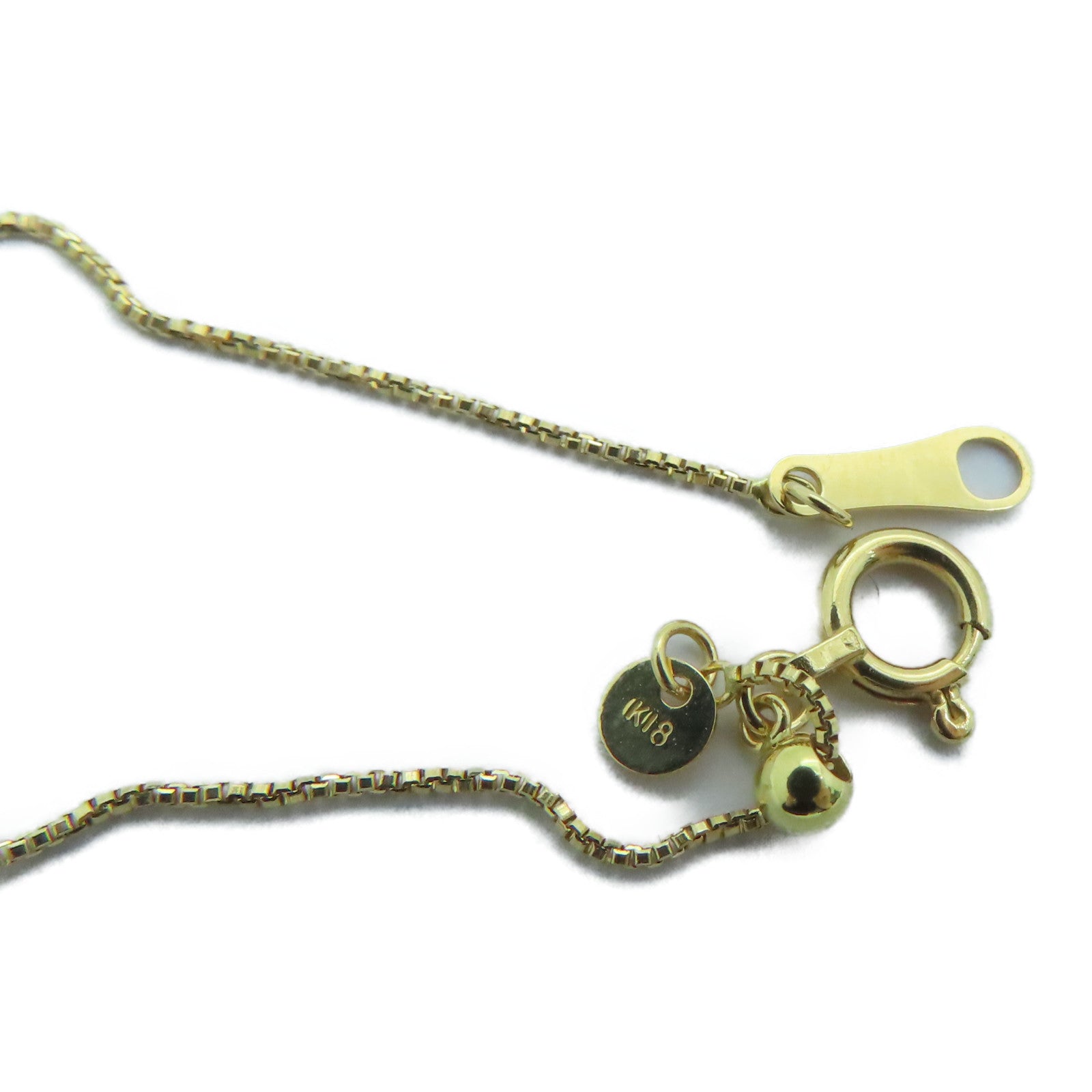 JEWELRY 18K黃金Diamond Necklace 1.01ct鑽石頸錬黃金