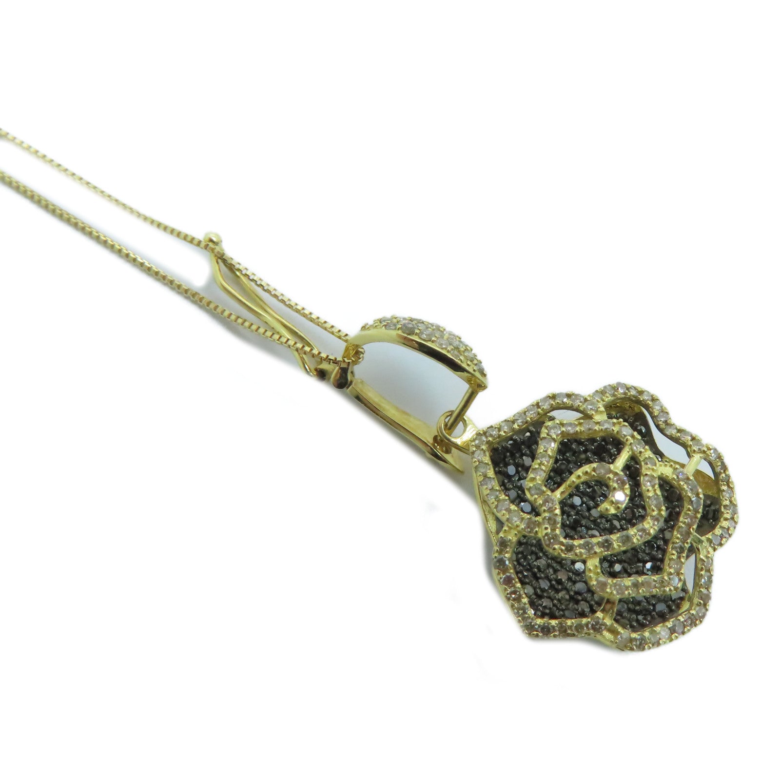 JEWELRY 18K黃金Diamond Necklace 1.01ct鑽石頸錬黃金