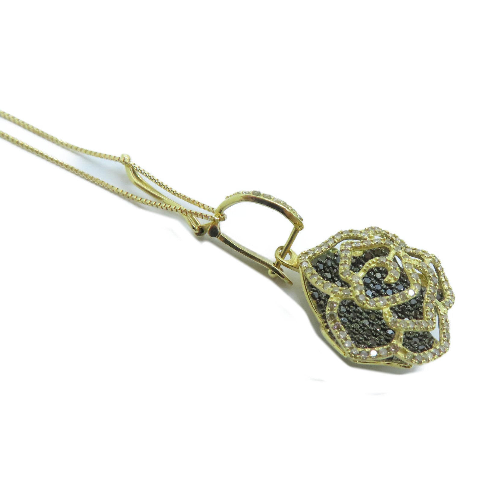 JEWELRY 18K黃金Diamond Necklace 1.01ct鑽石頸錬黃金