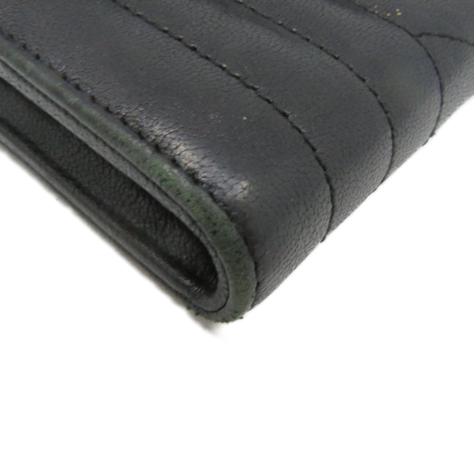 SAINT LAURENT 牛皮皮革Long Wallet長錢包黑色