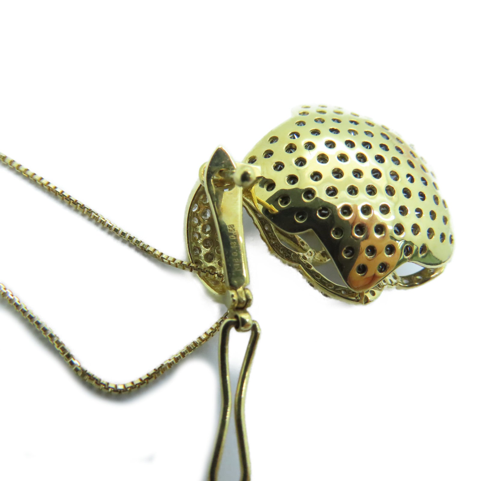JEWELRY 18K黃金Diamond Necklace 1.01ct鑽石頸錬黃金
