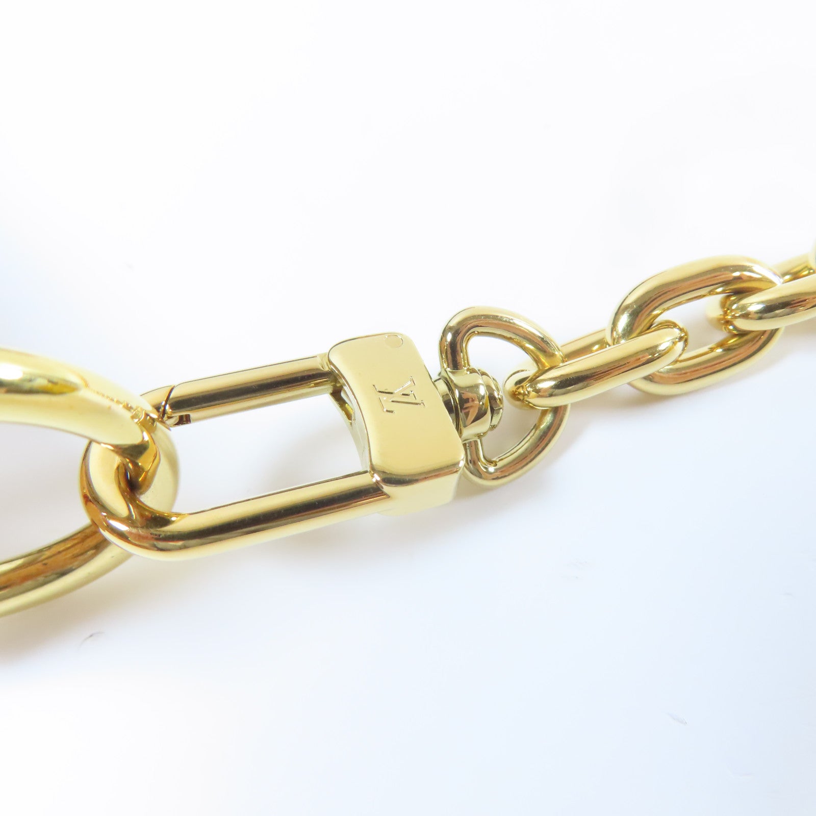 LOUIS VUITTON Monogram Loop金扣鏈帶肩背袋啡色