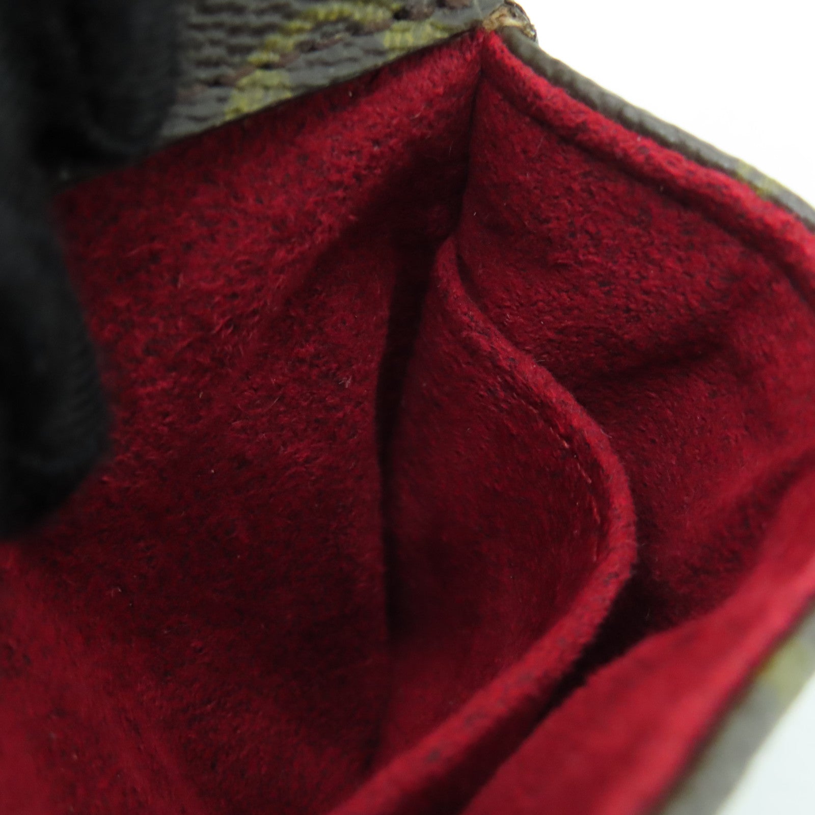 LOUIS VUITTON 【激減優惠】Monogram Partition Clutch Bag金扣手拿包啡色