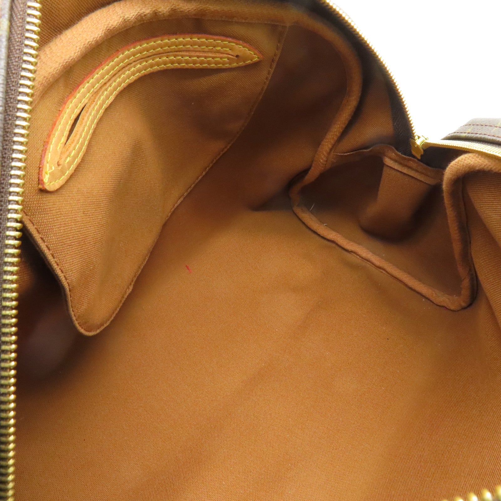 LOUIS VUITTON Monogram Montorgueil PM金扣肩背袋棕色