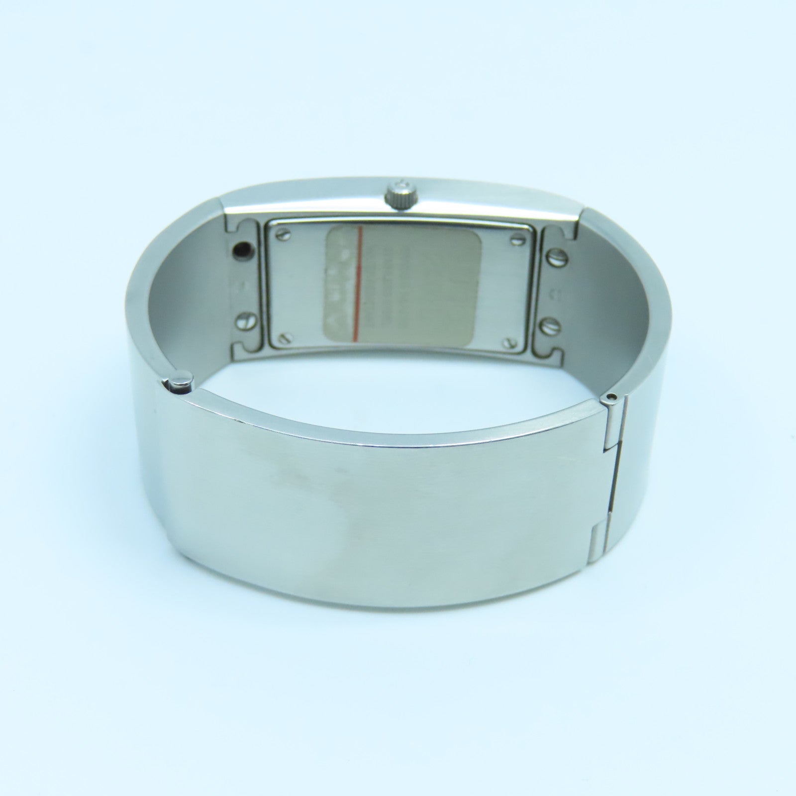 GUCCI 【激減優惠】Bangle Watch不鏽鋼手錶石英機芯黑色