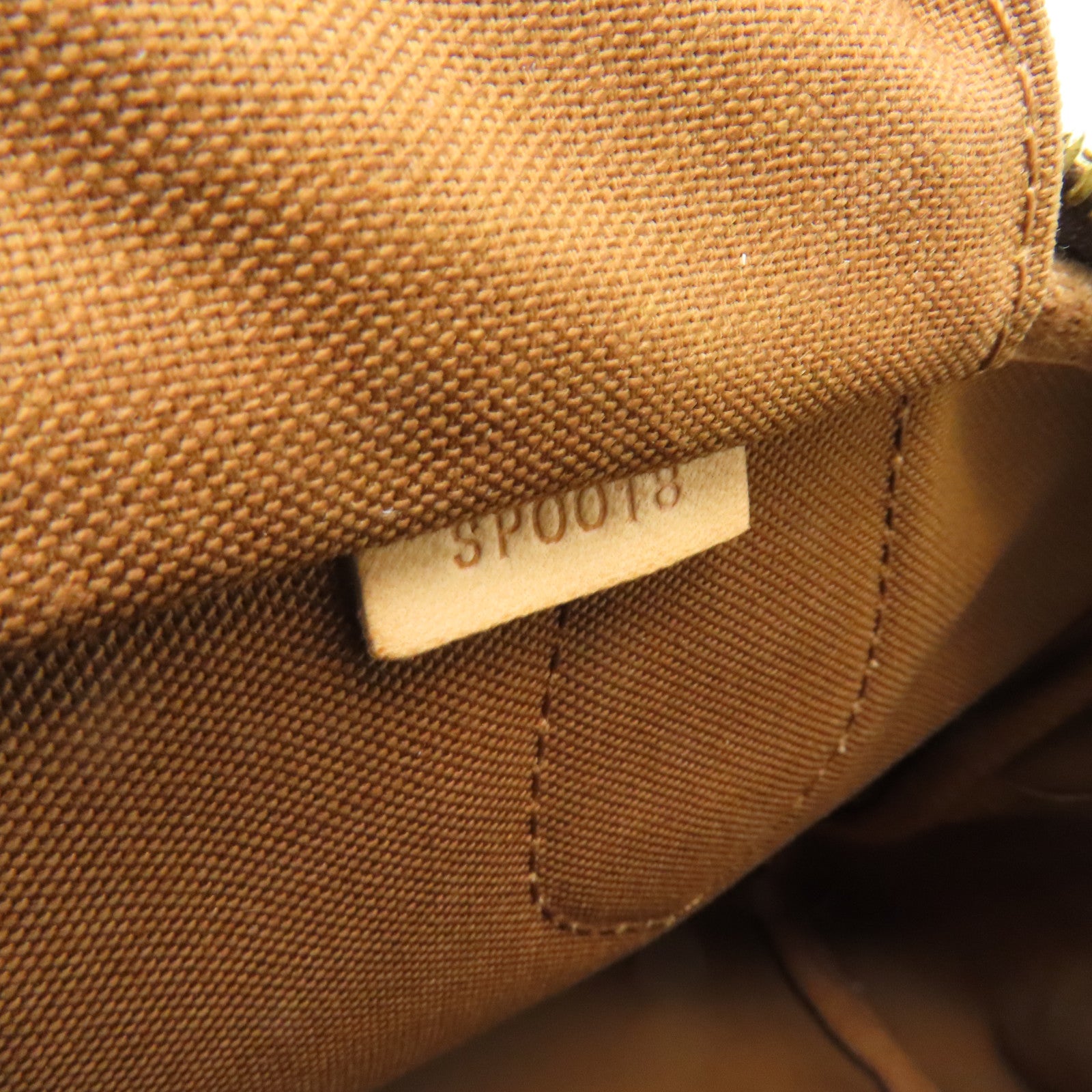 LOUIS VUITTON Monogram Montorgueil PM金扣肩背袋棕色