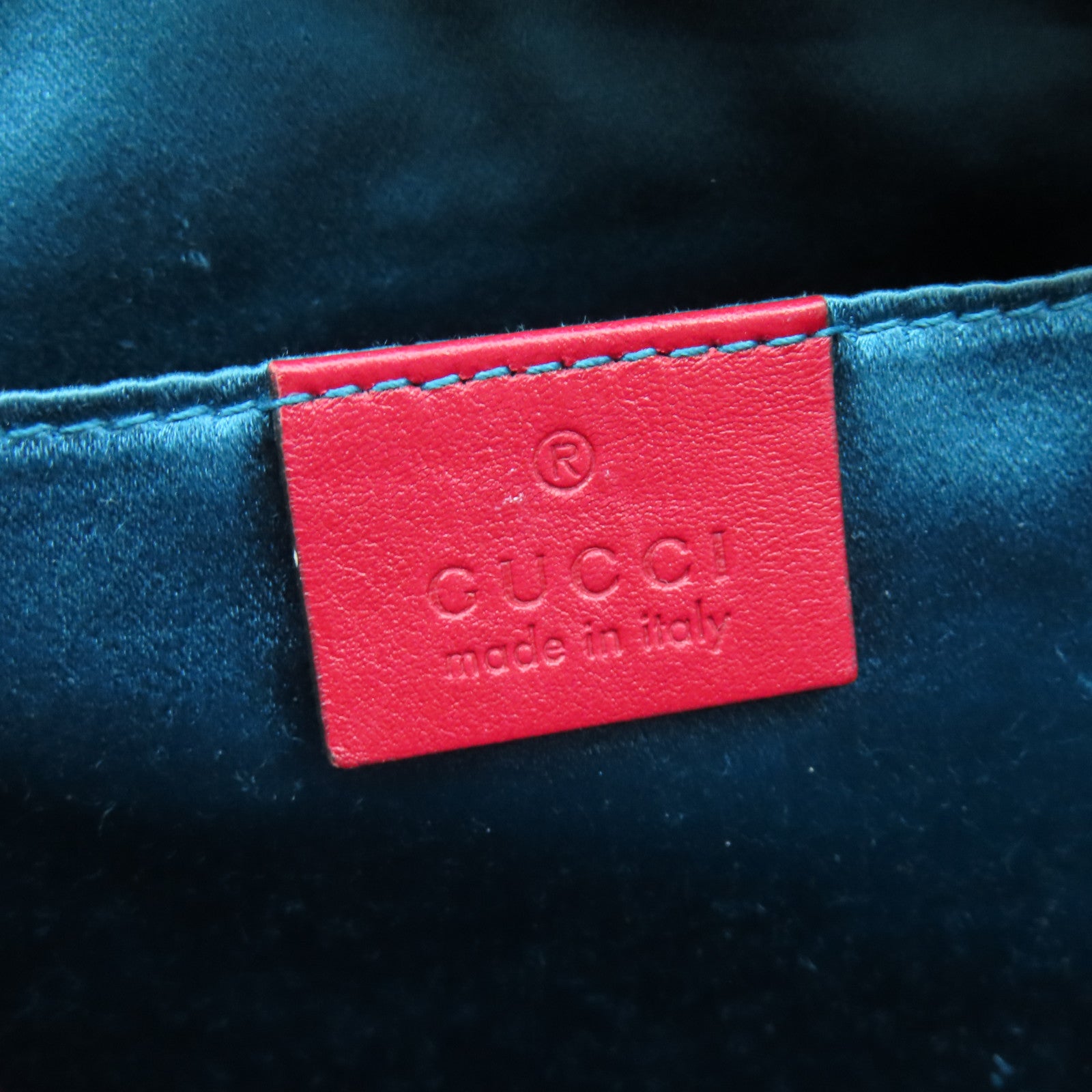 GUCCI 天鵝絨GG Marmont金扣肩背袋紅色
