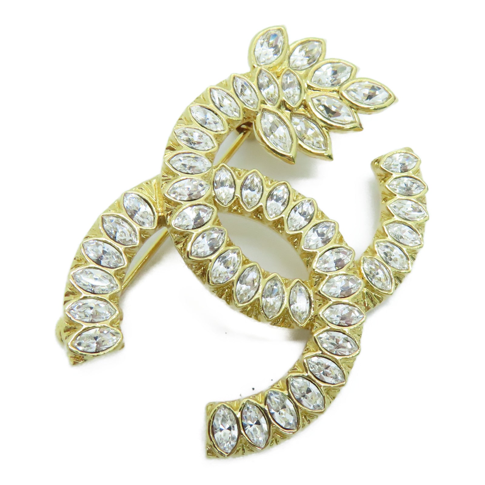 CHANEL 金屬Brooch金扣襟針金色