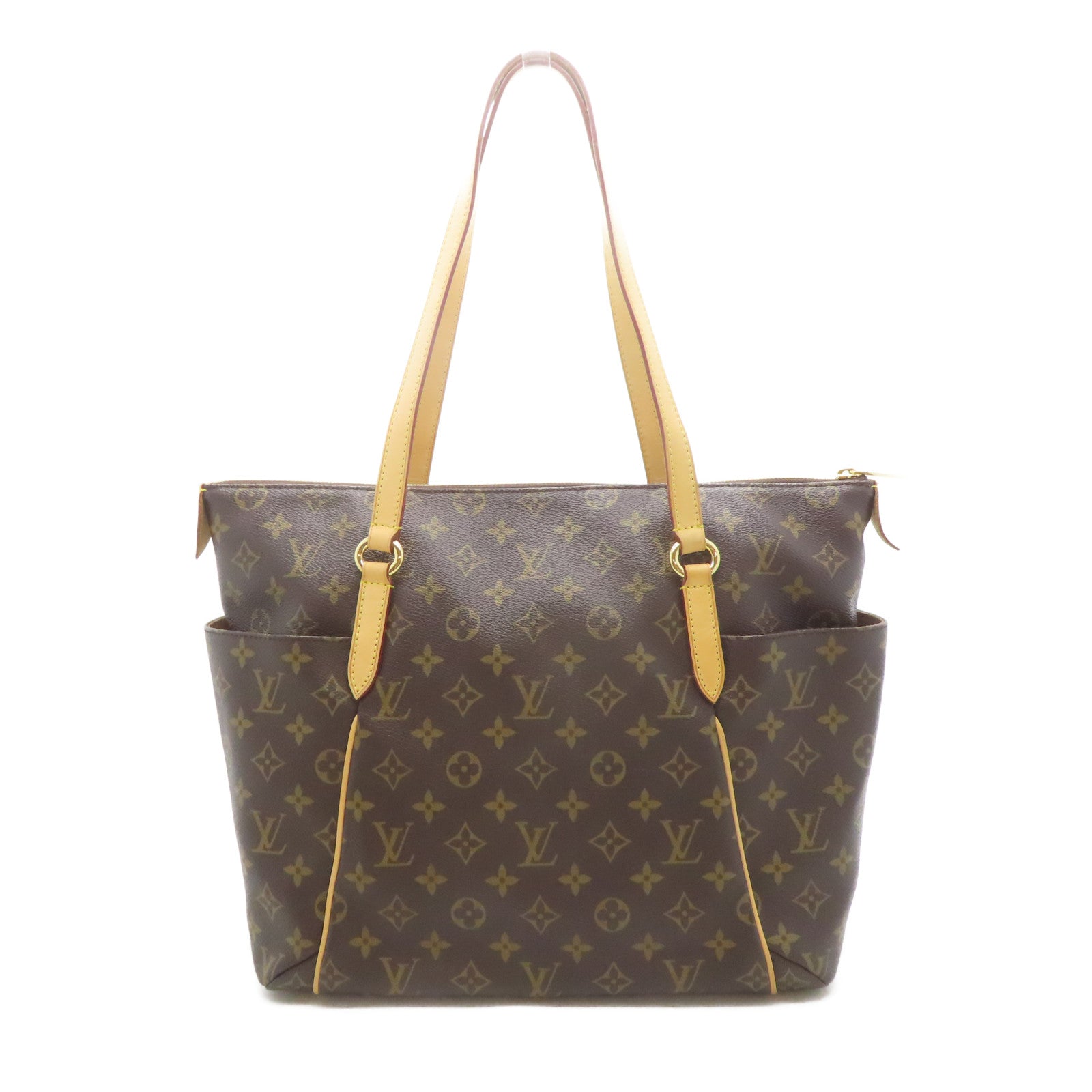 LOUIS VUITTON Monogram Totally MM金扣肩背袋啡色