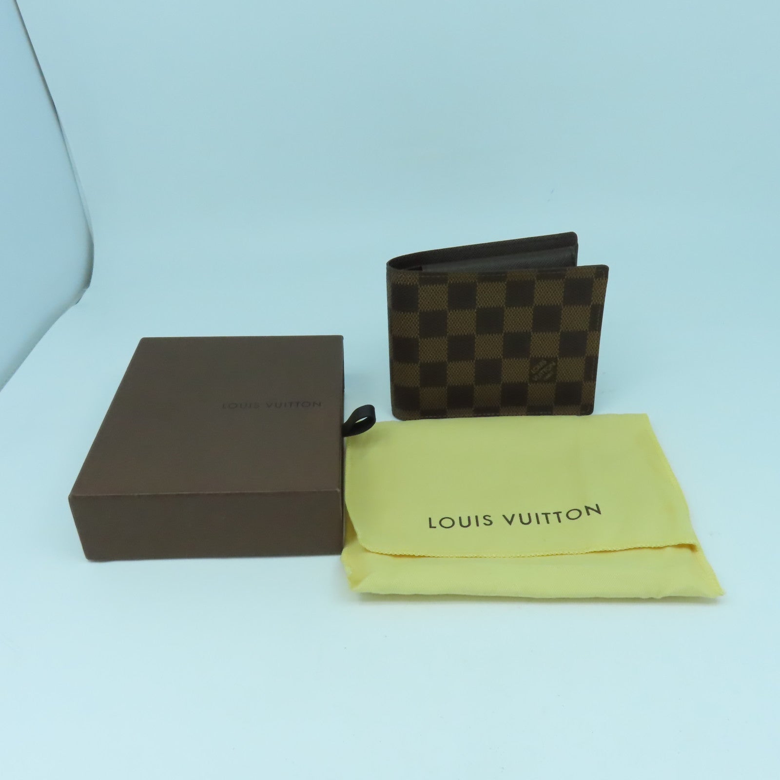 LOUIS VUITTON Damier Fold Wallet錢包啡色