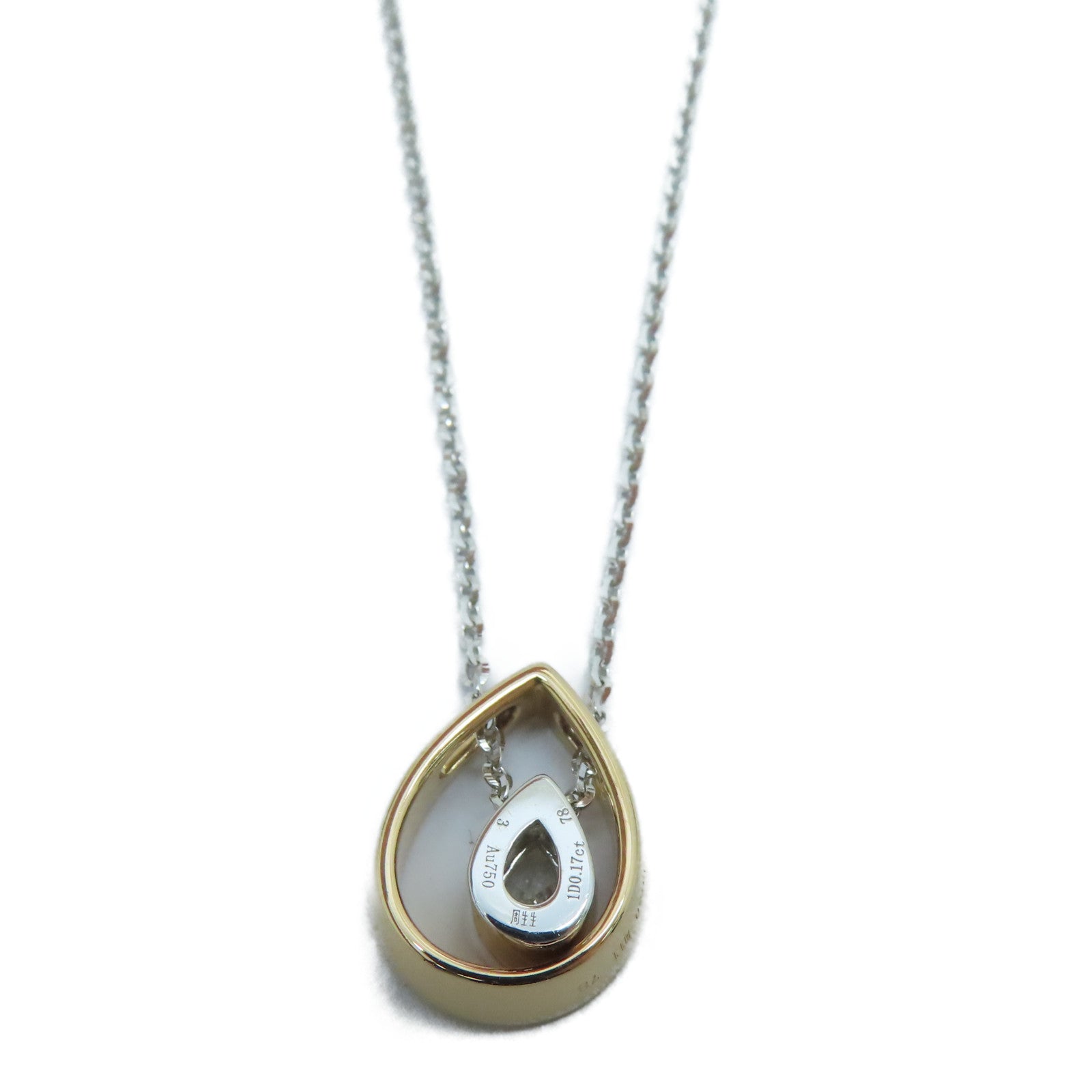 JEWELRY 18K白金/玫瑰金Diamond Necklace钻石项链