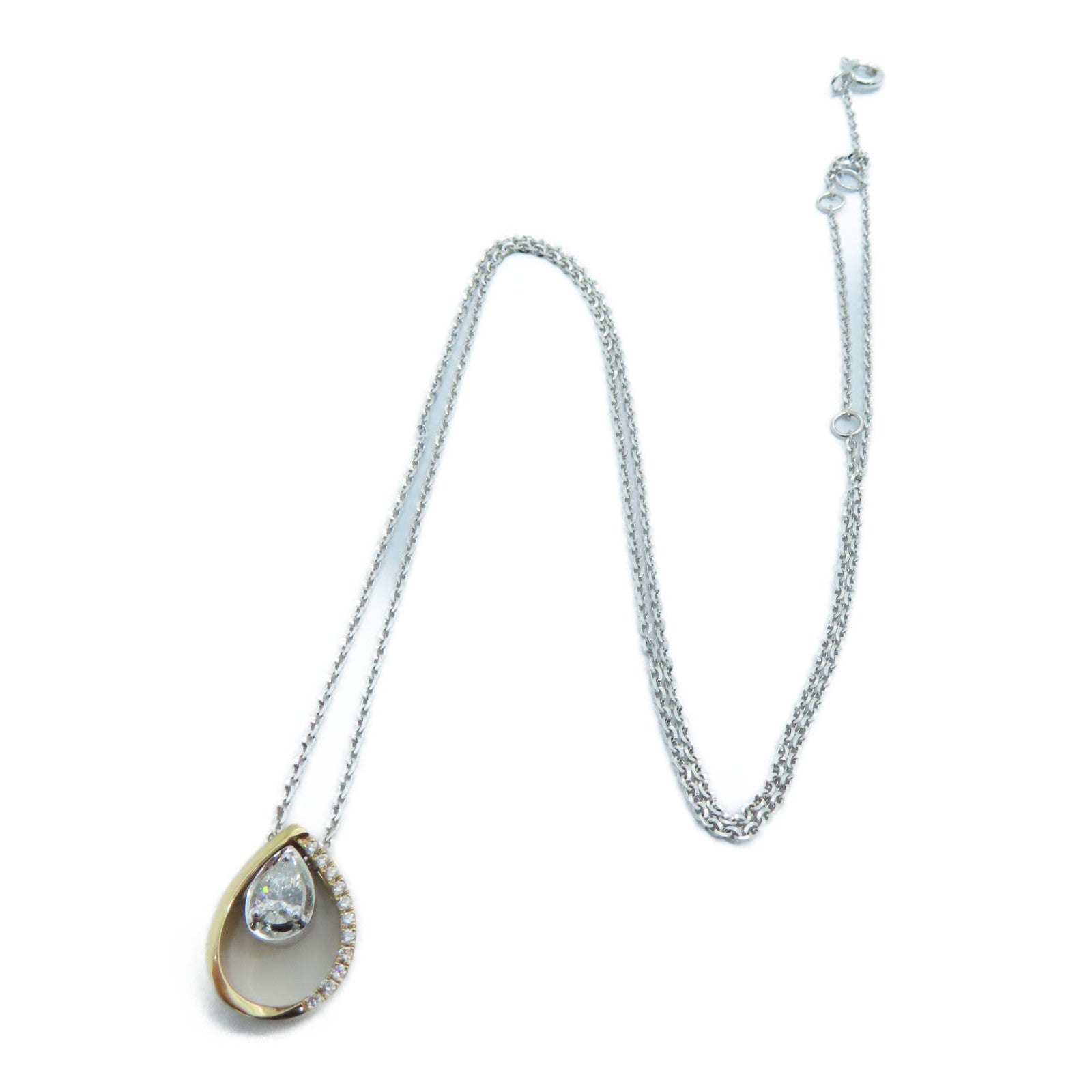 JEWELRY 18K白金/玫瑰金Diamond Necklace钻石项链