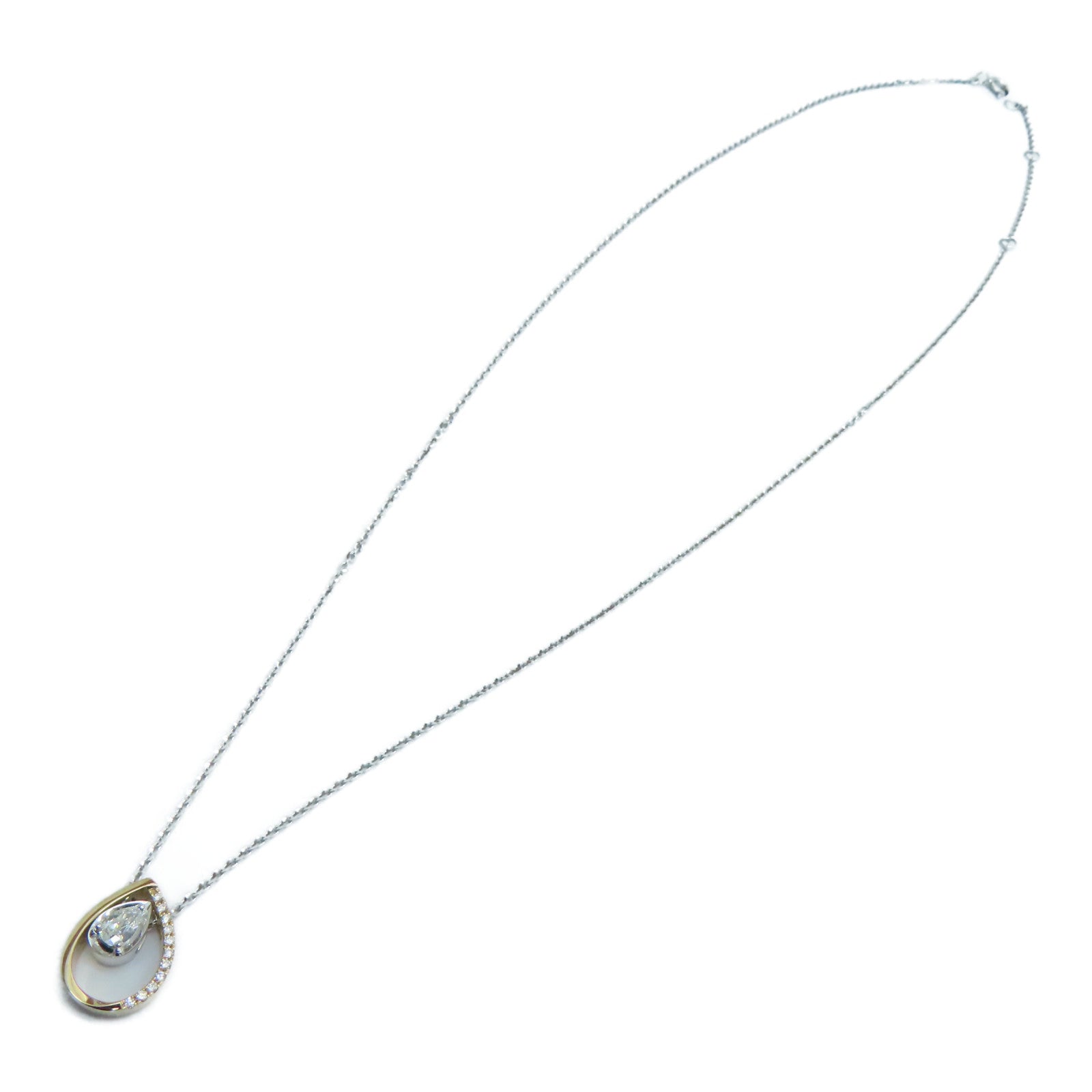 JEWELRY 18K白金/玫瑰金Diamond Necklace钻石项链