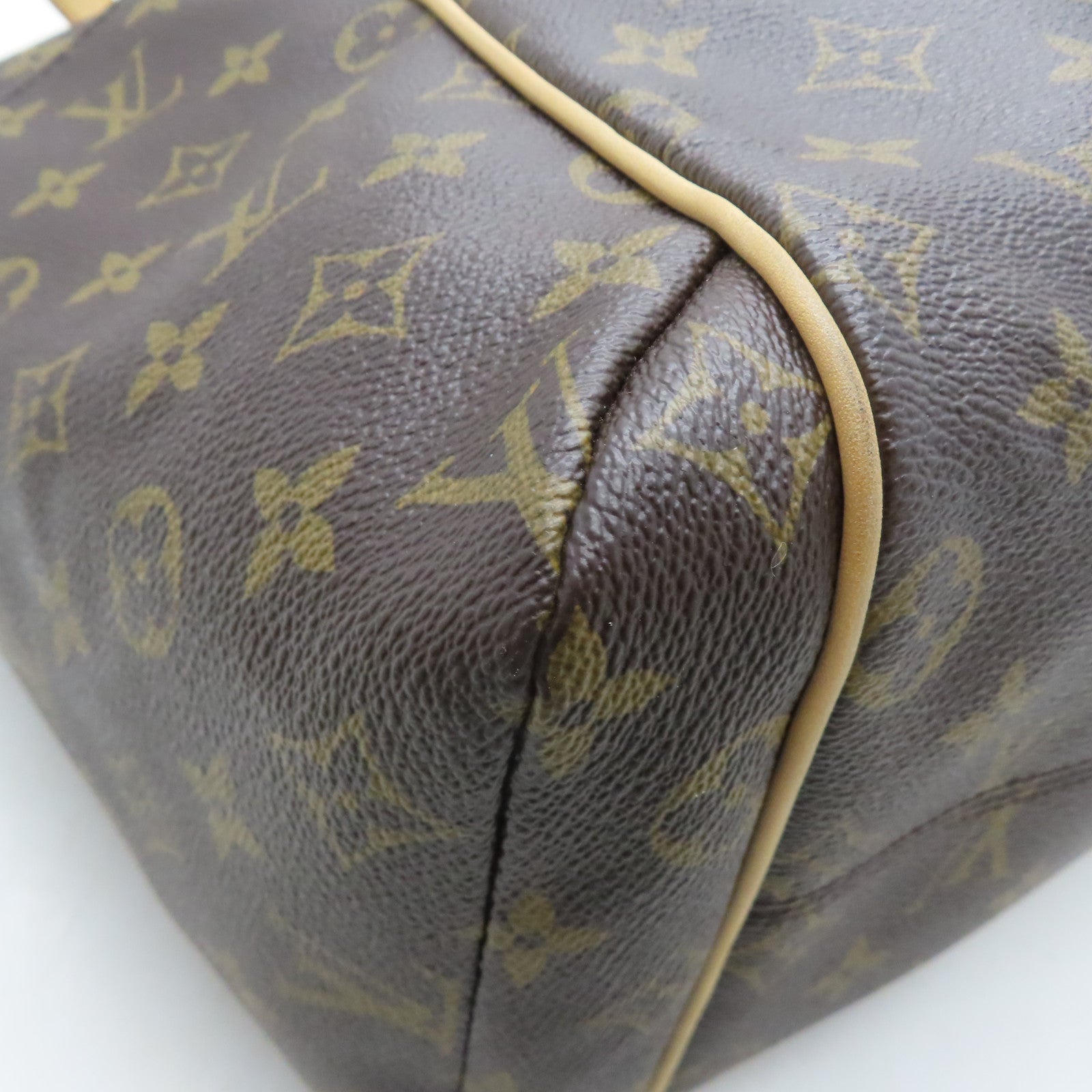 LOUIS VUITTON Monogram Totally MM金扣肩背袋啡色