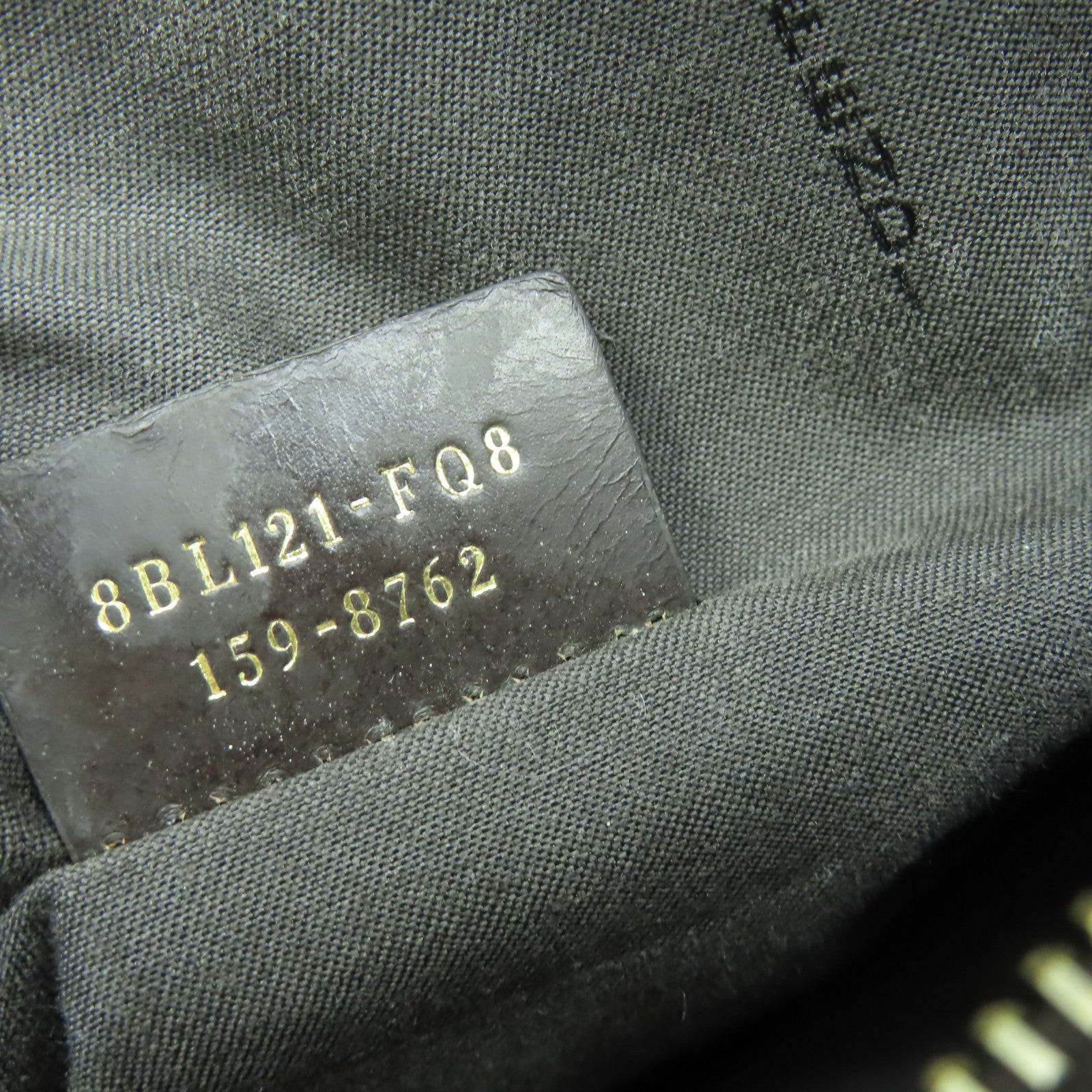 FENDI 帆布Shoulder Bag金扣手挽肩背兩用袋啡色/紫色