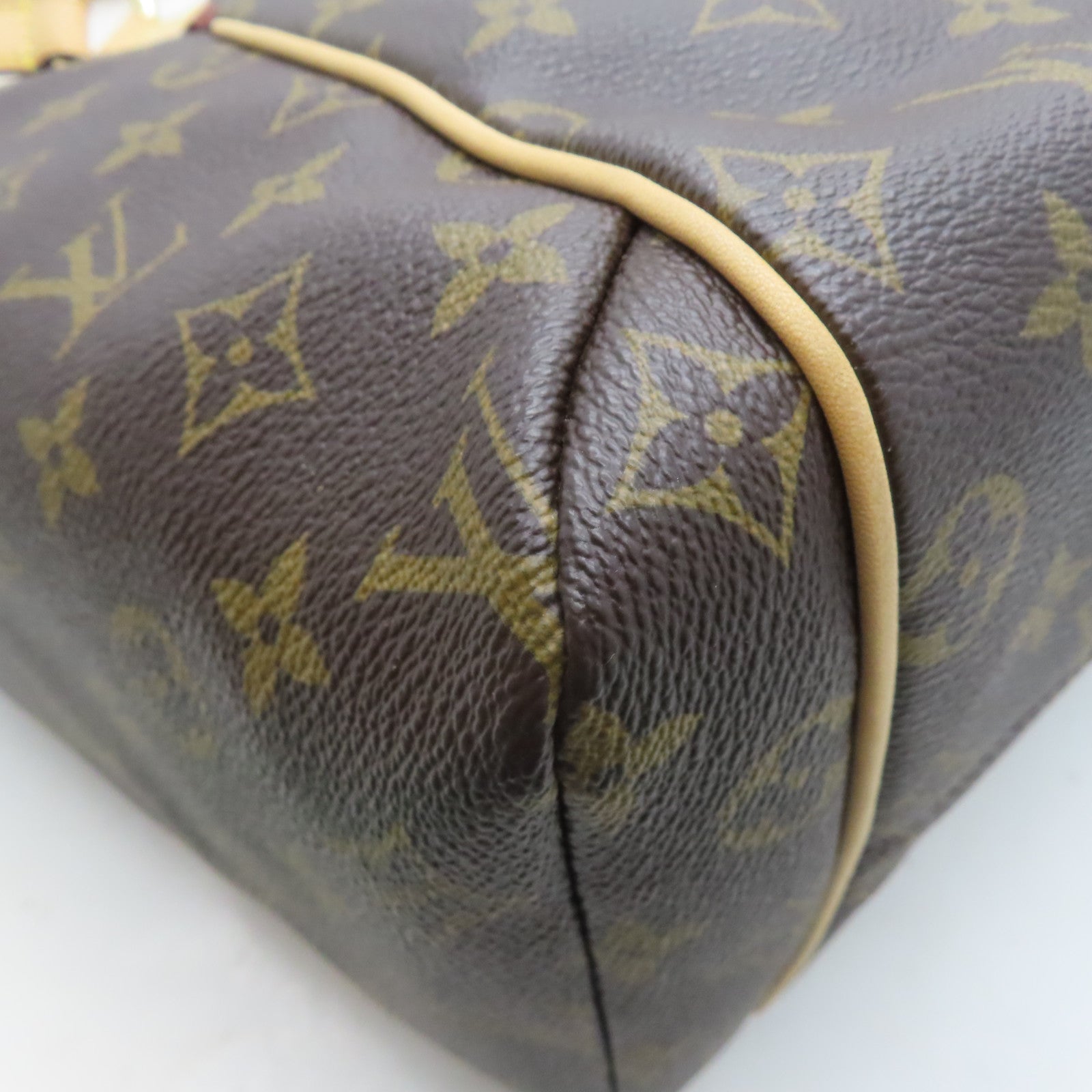 LOUIS VUITTON Monogram Totally MM金扣肩背袋啡色