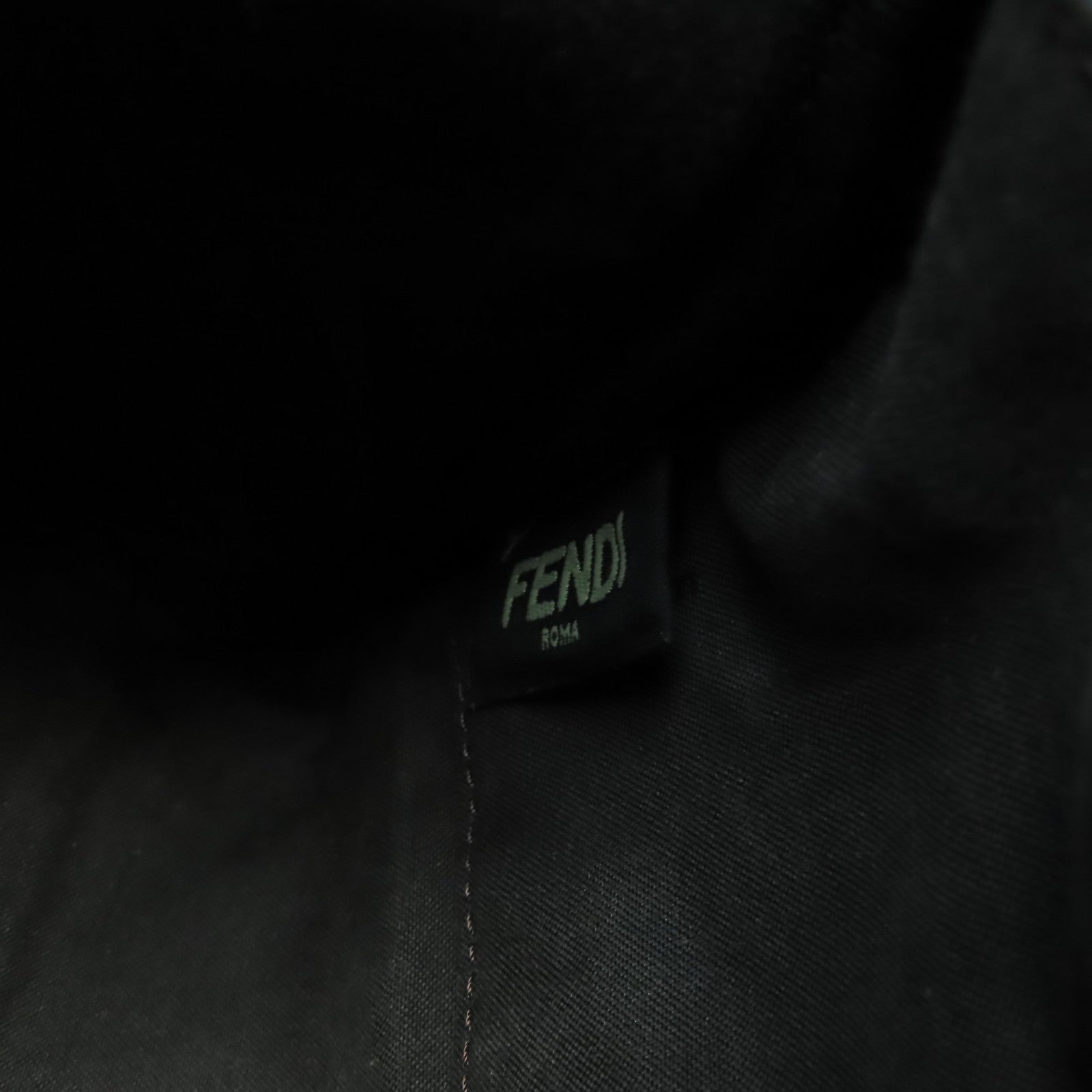 FENDI 帆布Shoulder Bag金扣手挽肩背兩用袋啡色/紫色