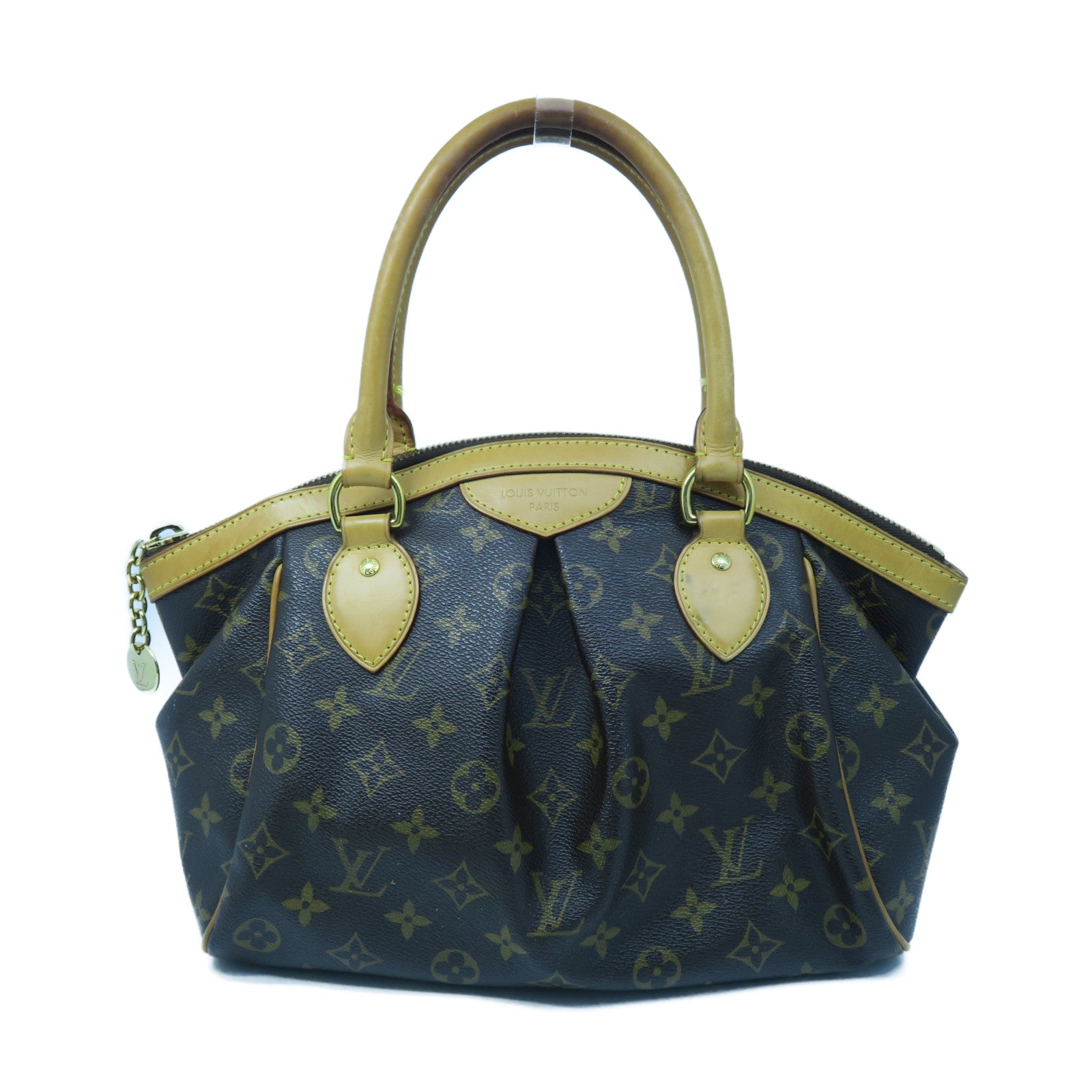 LOUIS VUITTON 【激減優惠】Monogram Tivoli PM金扣手挽袋啡色