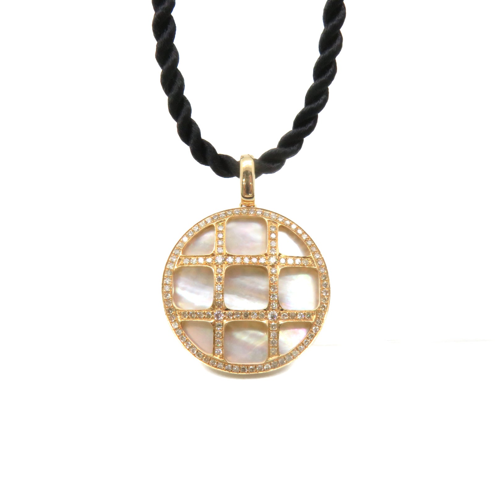 JEWELRY K18 Rose Gold/0.85ct Diamond Diamond Necklace Necklace