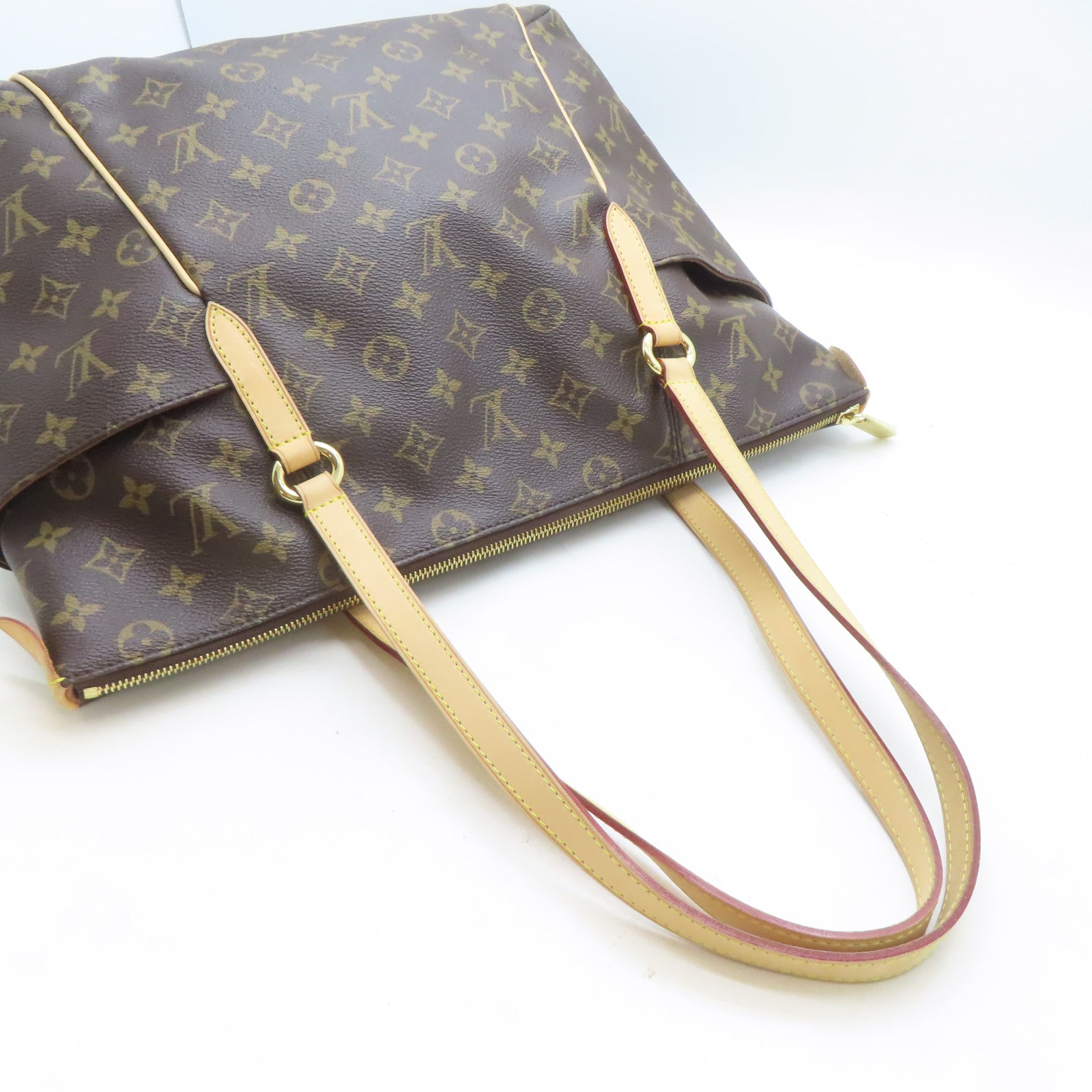 LOUIS VUITTON Monogram Totally MM金扣肩背袋啡色
