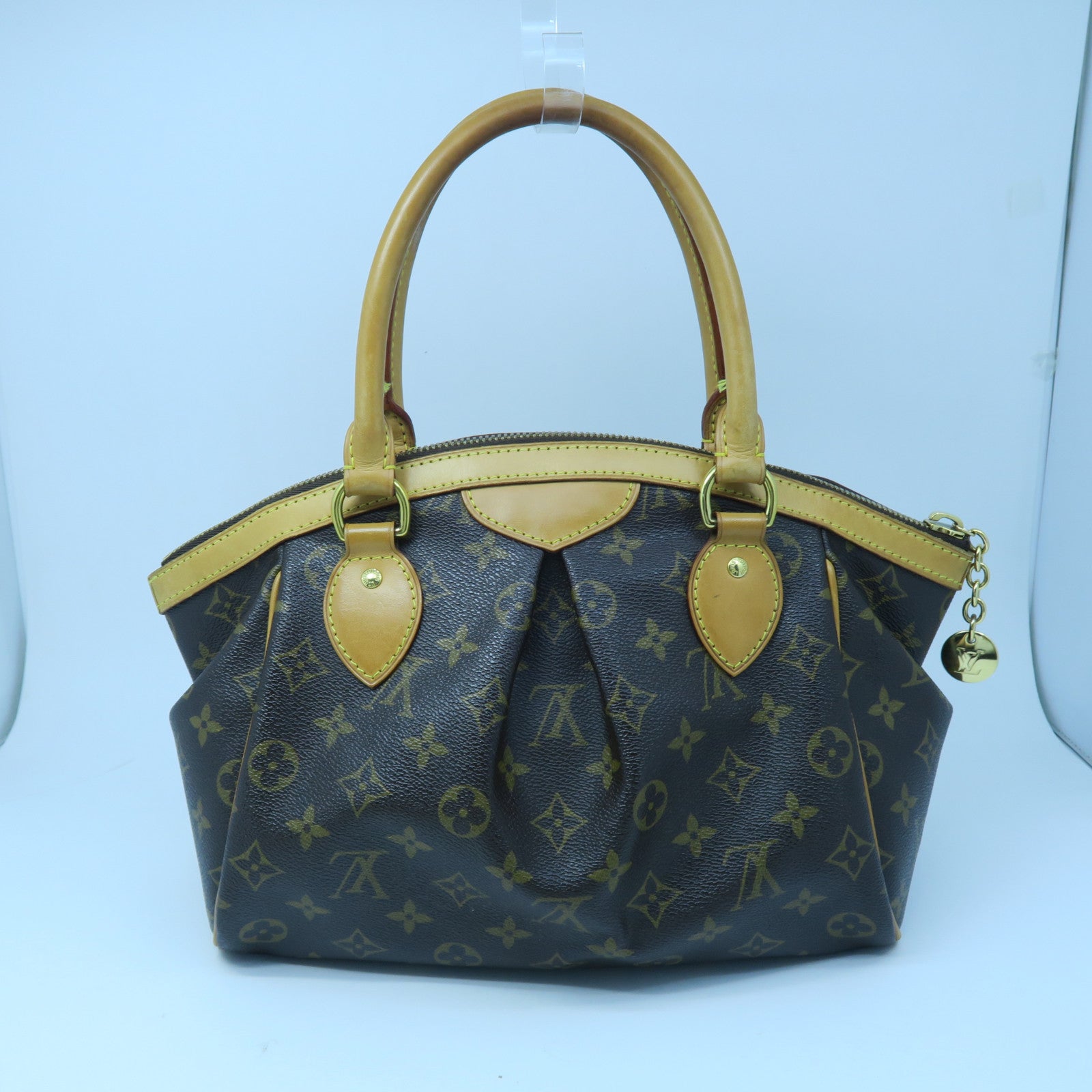 LOUIS VUITTON 【激減優惠】Monogram Tivoli PM金扣手挽袋啡色
