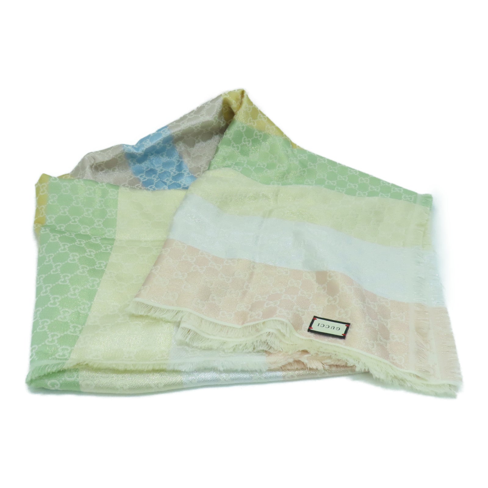 GUCCI 人造絲質Scarf圍巾彩色