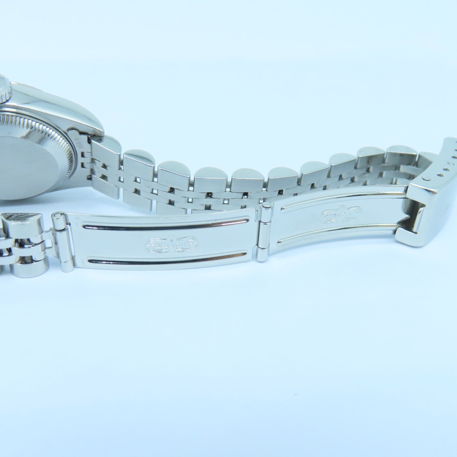 ROLEX Datejust 18K白金/不鏽鋼手錶自動機芯黑色