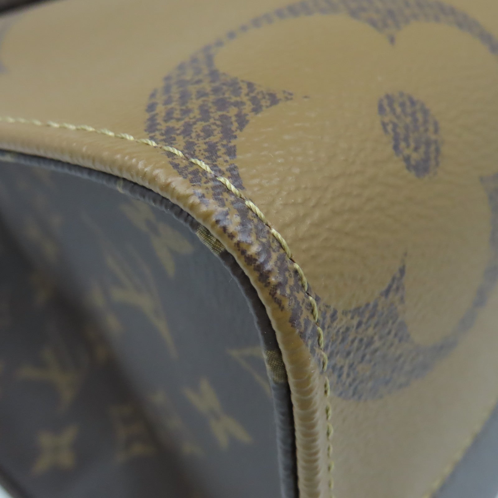 LOUIS VUITTON Monogram OnTheGo MM 2Way Shoulder Bag手挽肩背兩用袋啡色