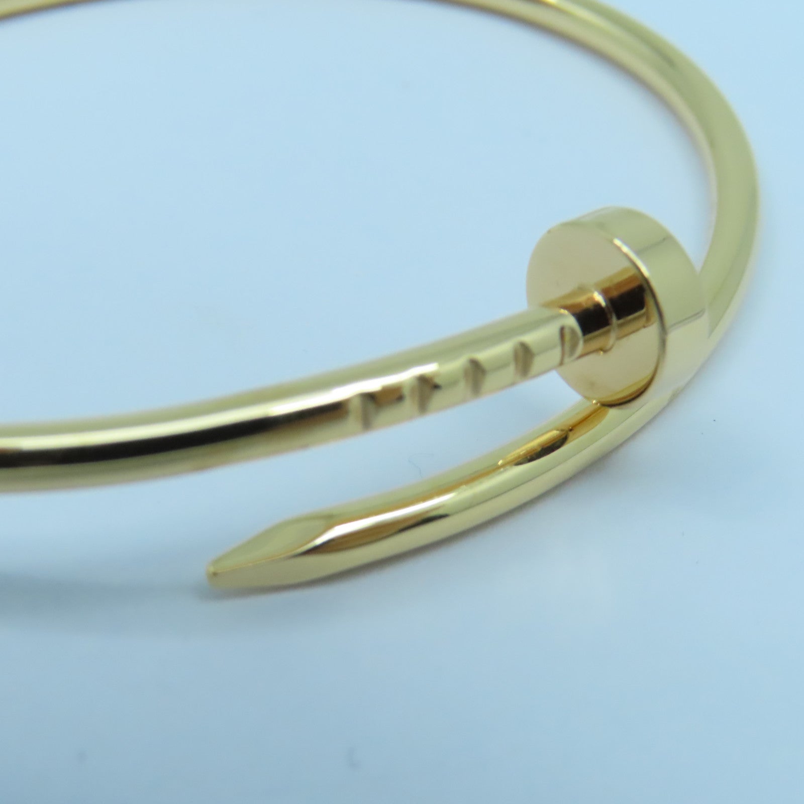 CARTIER 18K黃金Juste Un Clou Bracelet手鐲金色#15