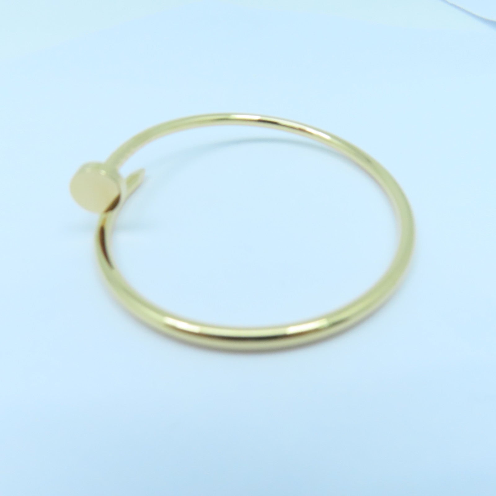 CARTIER 18K黃金Juste Un Clou Bracelet手鐲金色#15