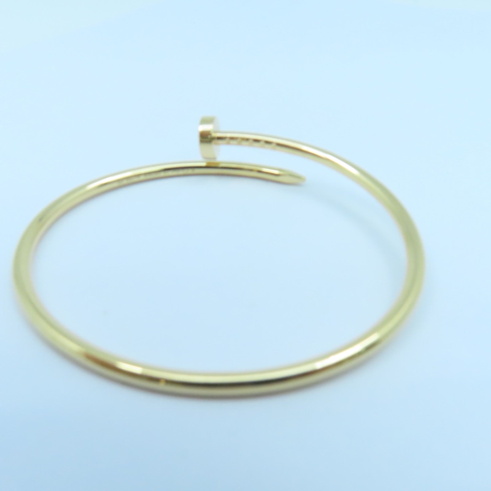 CARTIER 18K黃金Juste Un Clou Bracelet手鐲金色#15