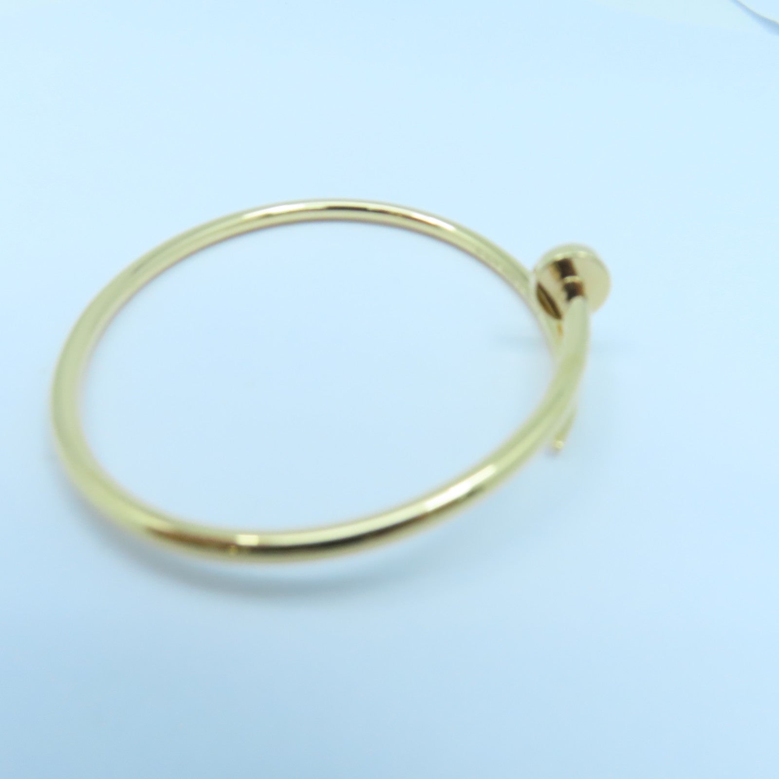 CARTIER 18K黃金Juste Un Clou Bracelet手鐲金色#15