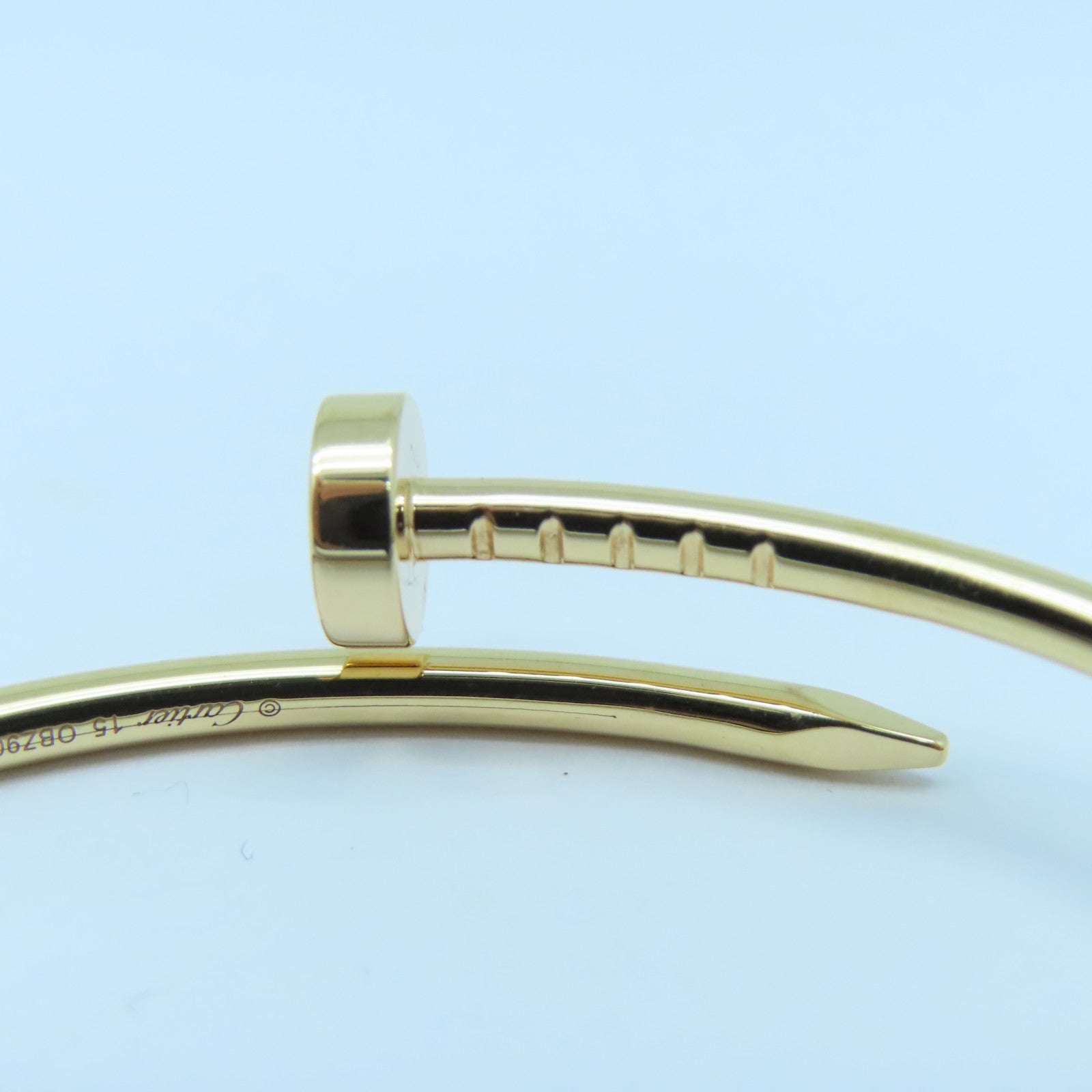 CARTIER 18K黃金Juste Un Clou Bracelet手鐲金色#15
