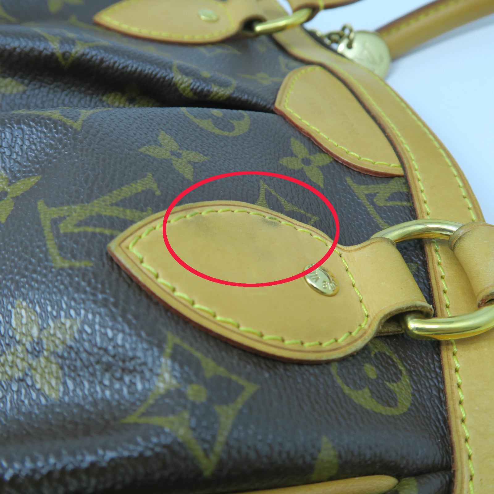 LOUIS VUITTON 【激減優惠】Monogram Tivoli PM金扣手挽袋啡色