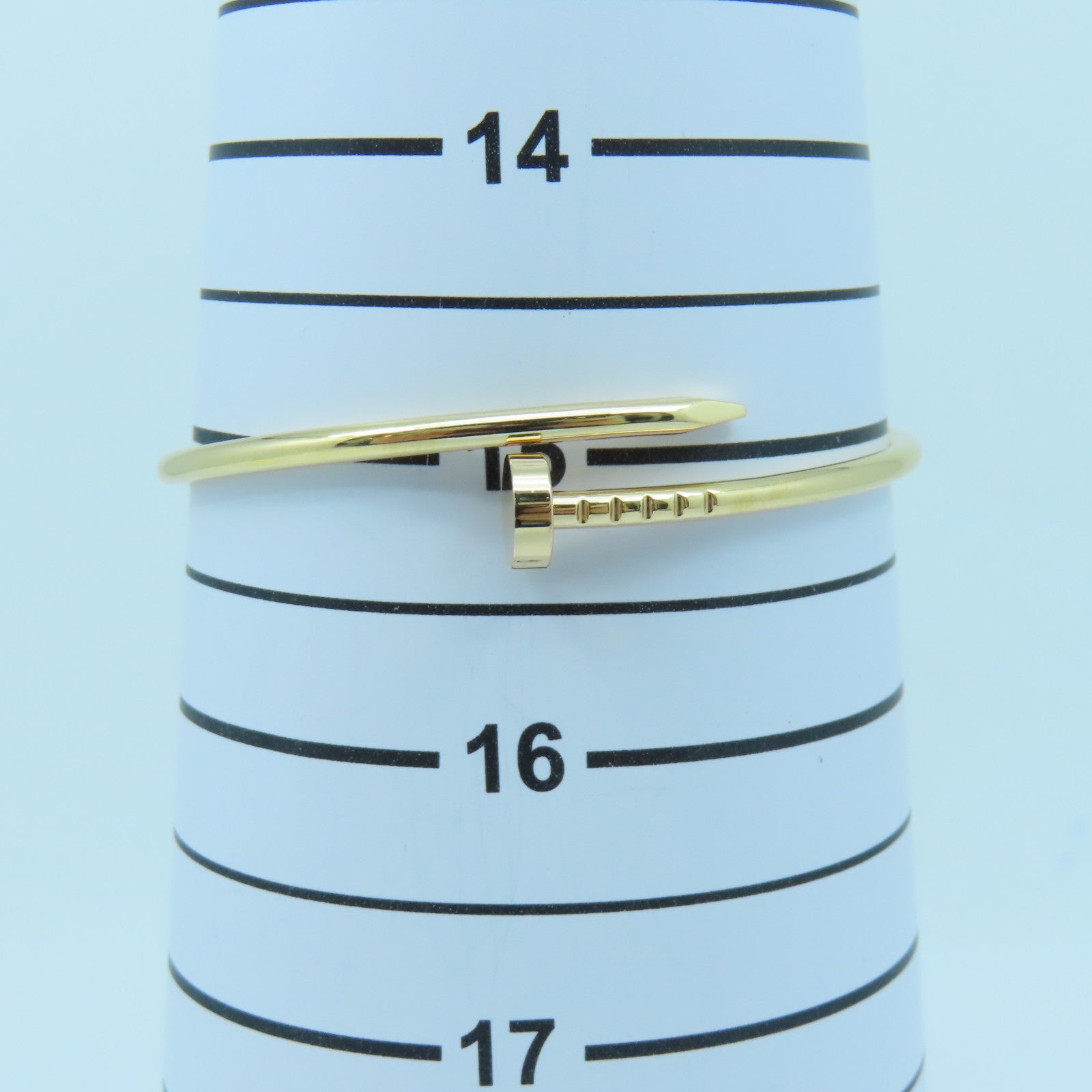 CARTIER 18K黃金Juste Un Clou Bracelet手鐲金色#15