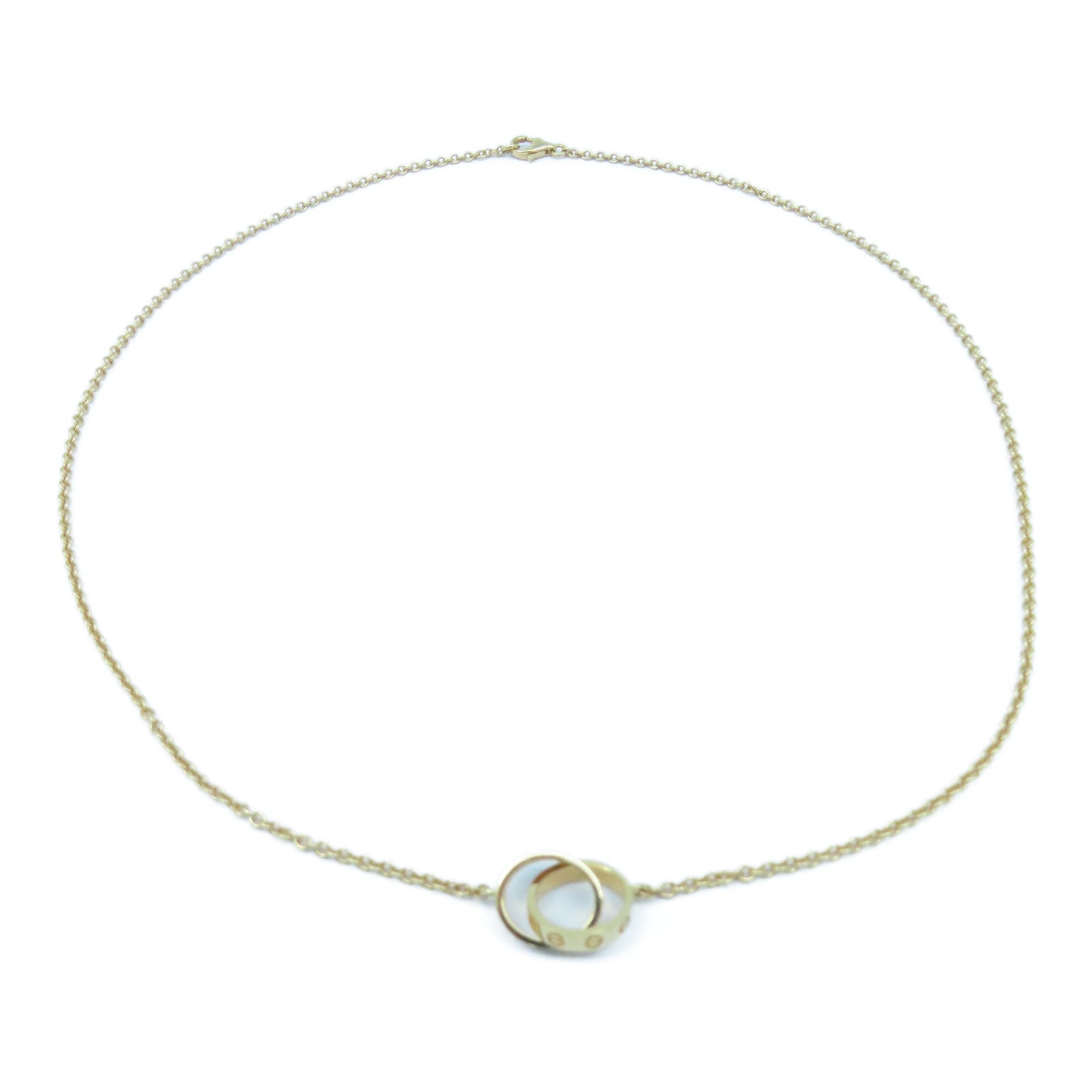 CARTIER 18K玫瑰金Baby Love Necklace項鍊