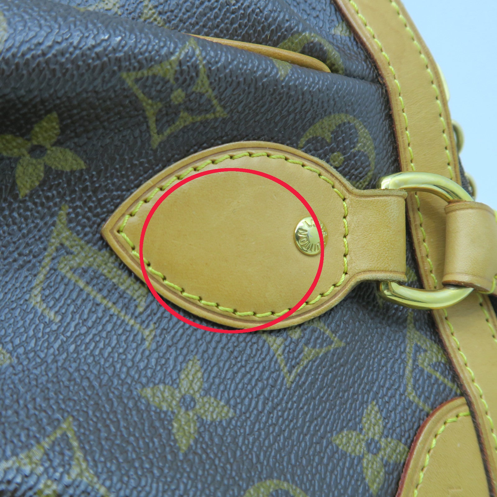 LOUIS VUITTON 【激減優惠】Monogram Tivoli PM金扣手挽袋啡色