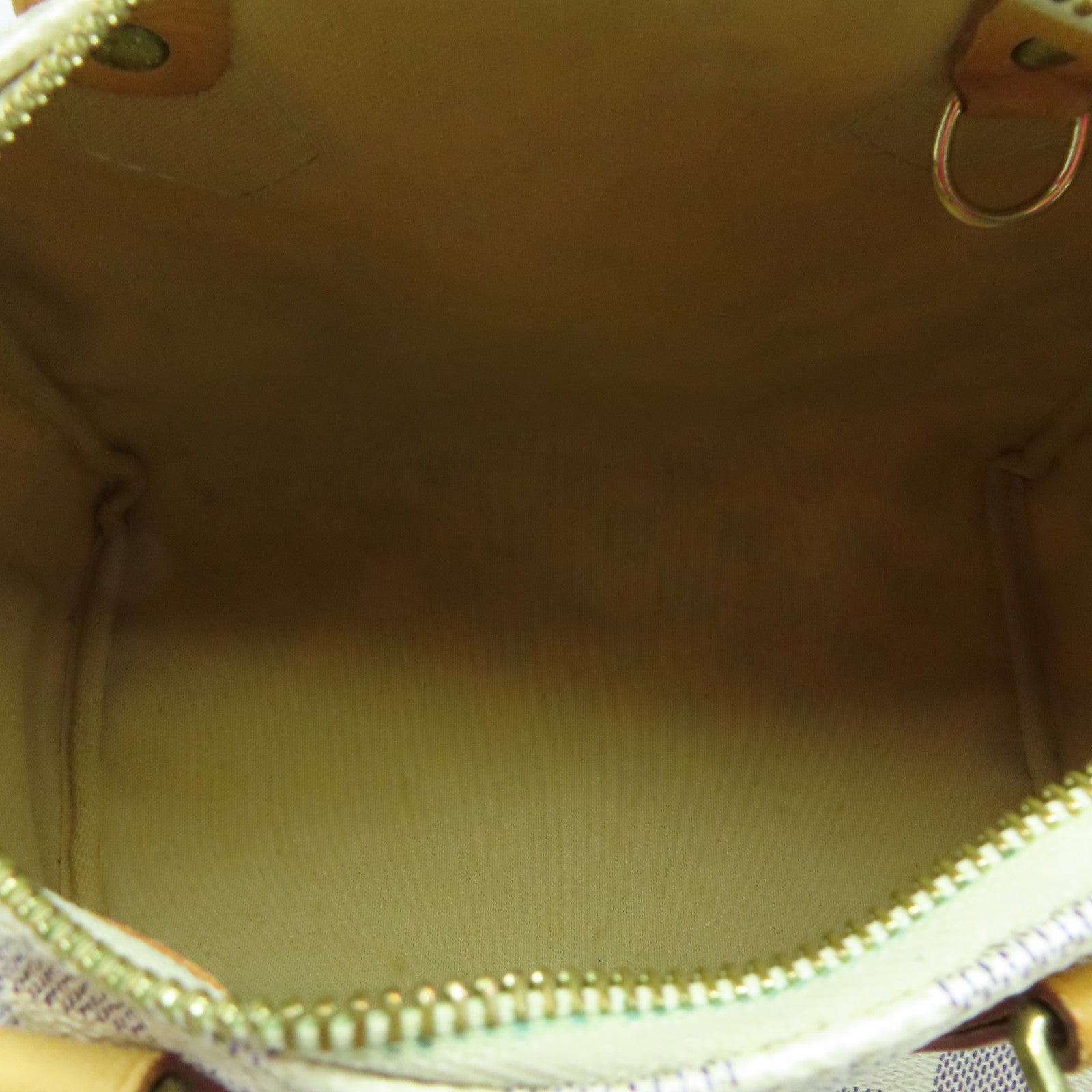 LOUIS VUITTON Daimer Azur Speedy 25金扣肩背袋白色