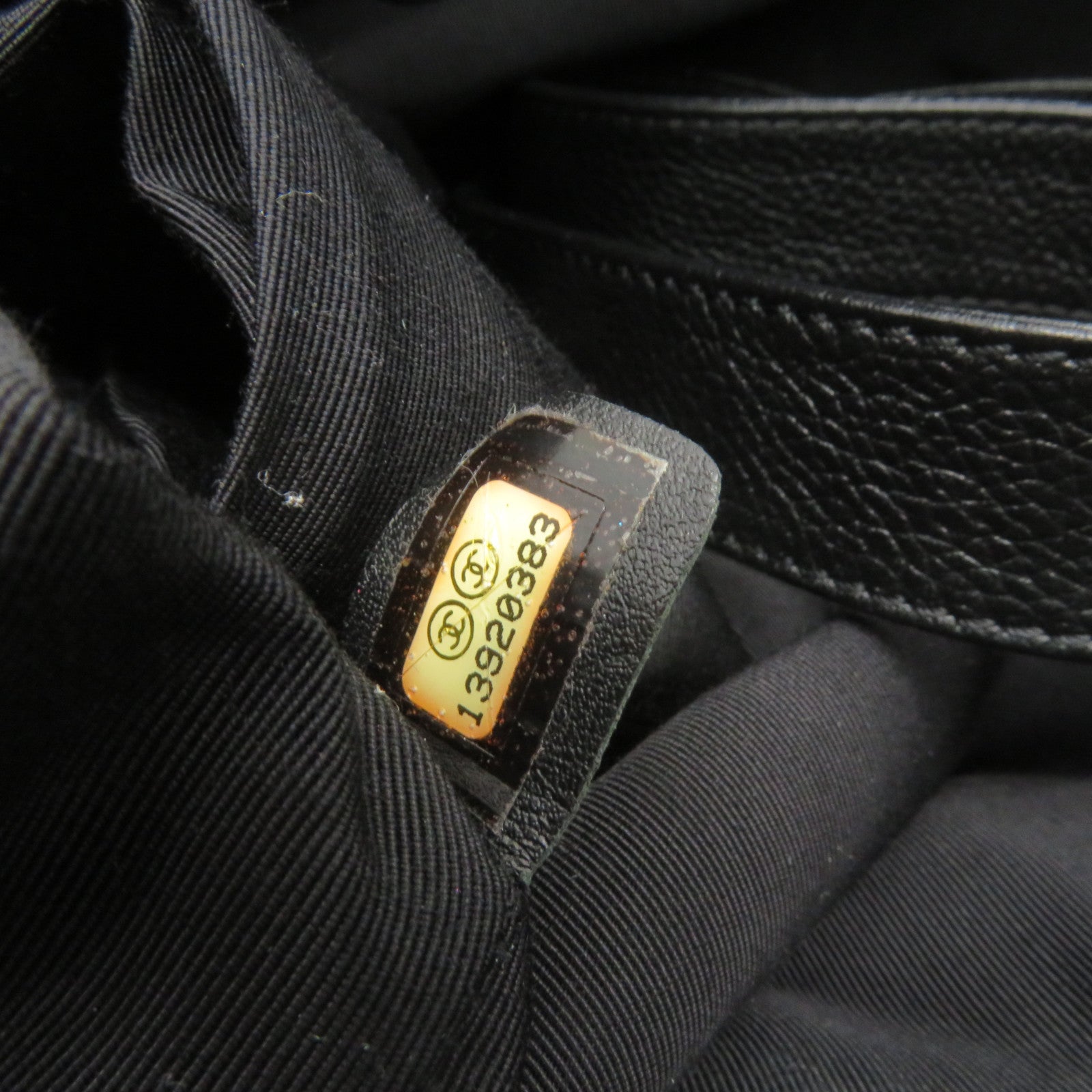 CHANEL 【激減優惠】牛皮皮革2Way Tote Bag銀扣手挽肩背兩用袋黑色