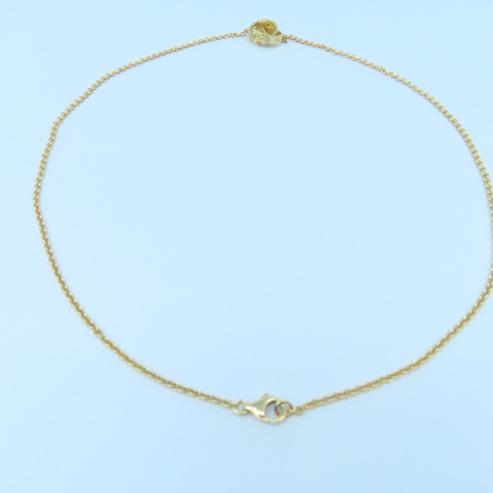 CARTIER 18K玫瑰金Baby Love Necklace項鍊