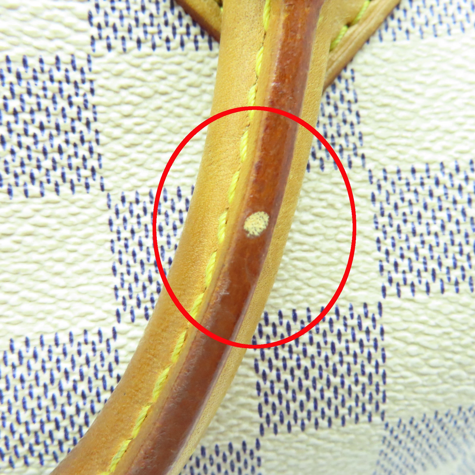 LOUIS VUITTON Daimer Azur Speedy 25金扣肩背袋白色