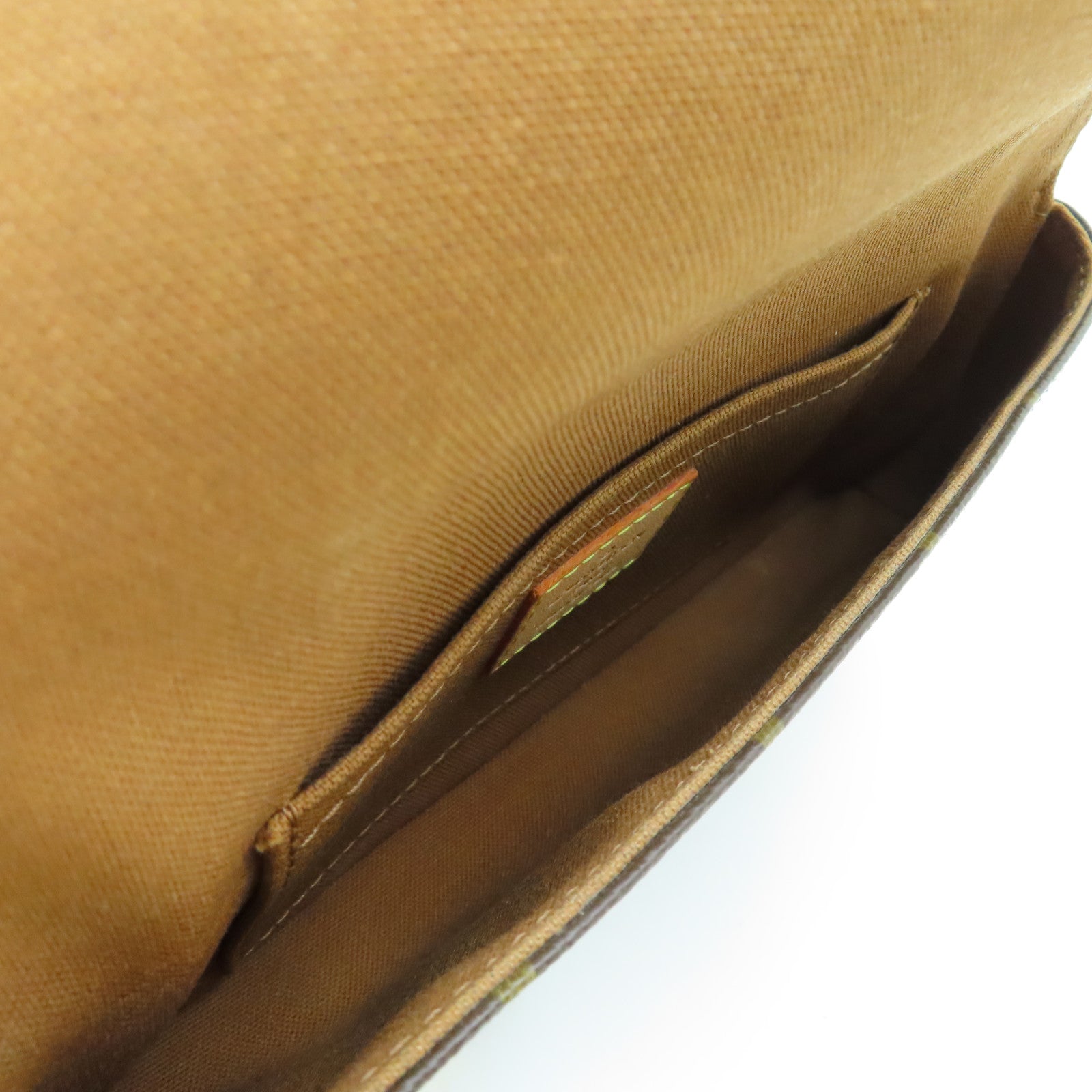 LOUIS VUITTON Monogram Pochette Marelle金扣腰包啡色